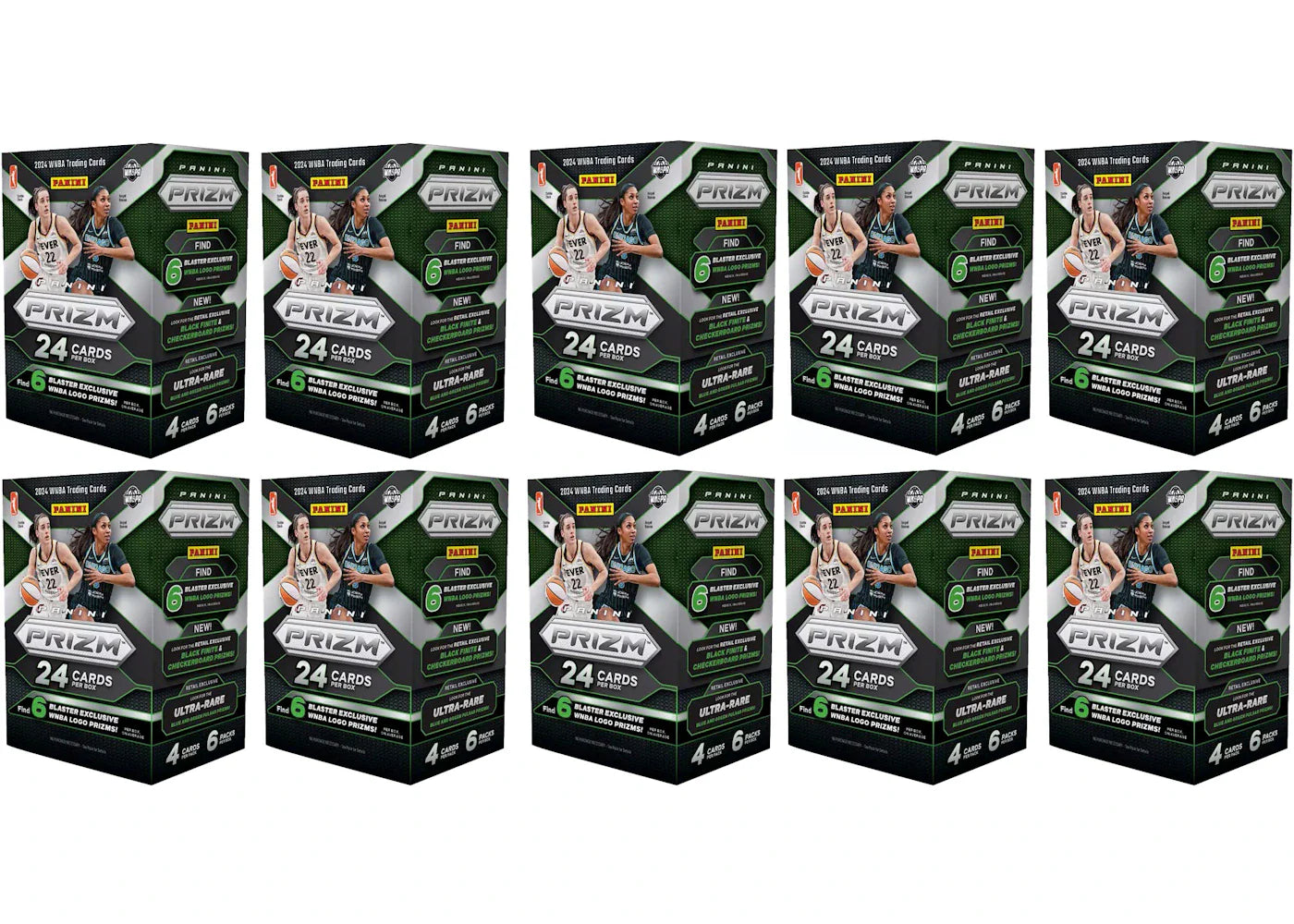 2024 Panini Prizm WNBA Logo Blaster Box 10x Lot