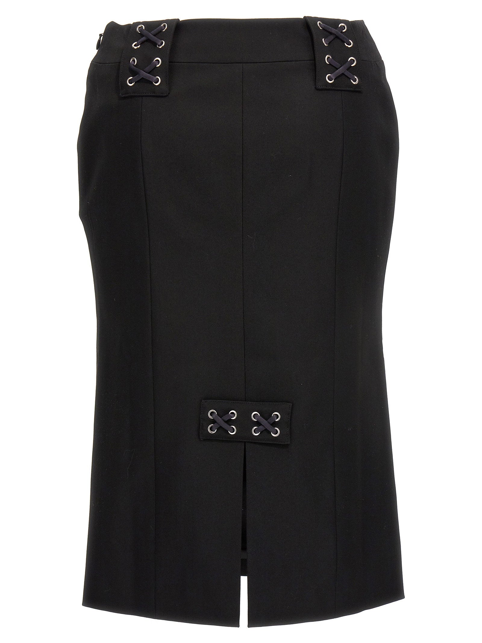 Alessandra Rich Lace-up Skirt – 70% wo 30% ea - view 2