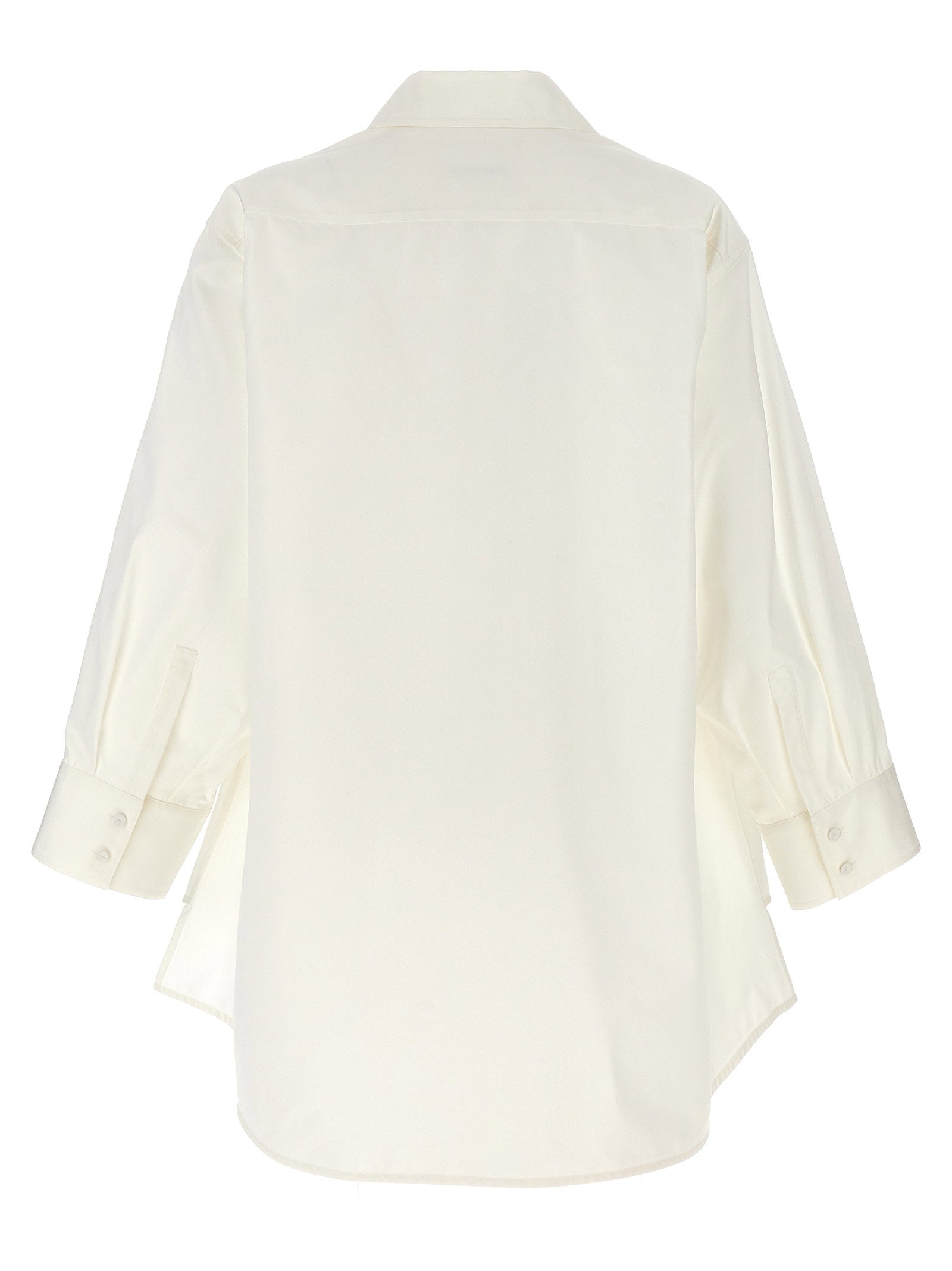Jil Sander Cut-out Armhole Shirt – 86% cotton, 14% silk - view 2