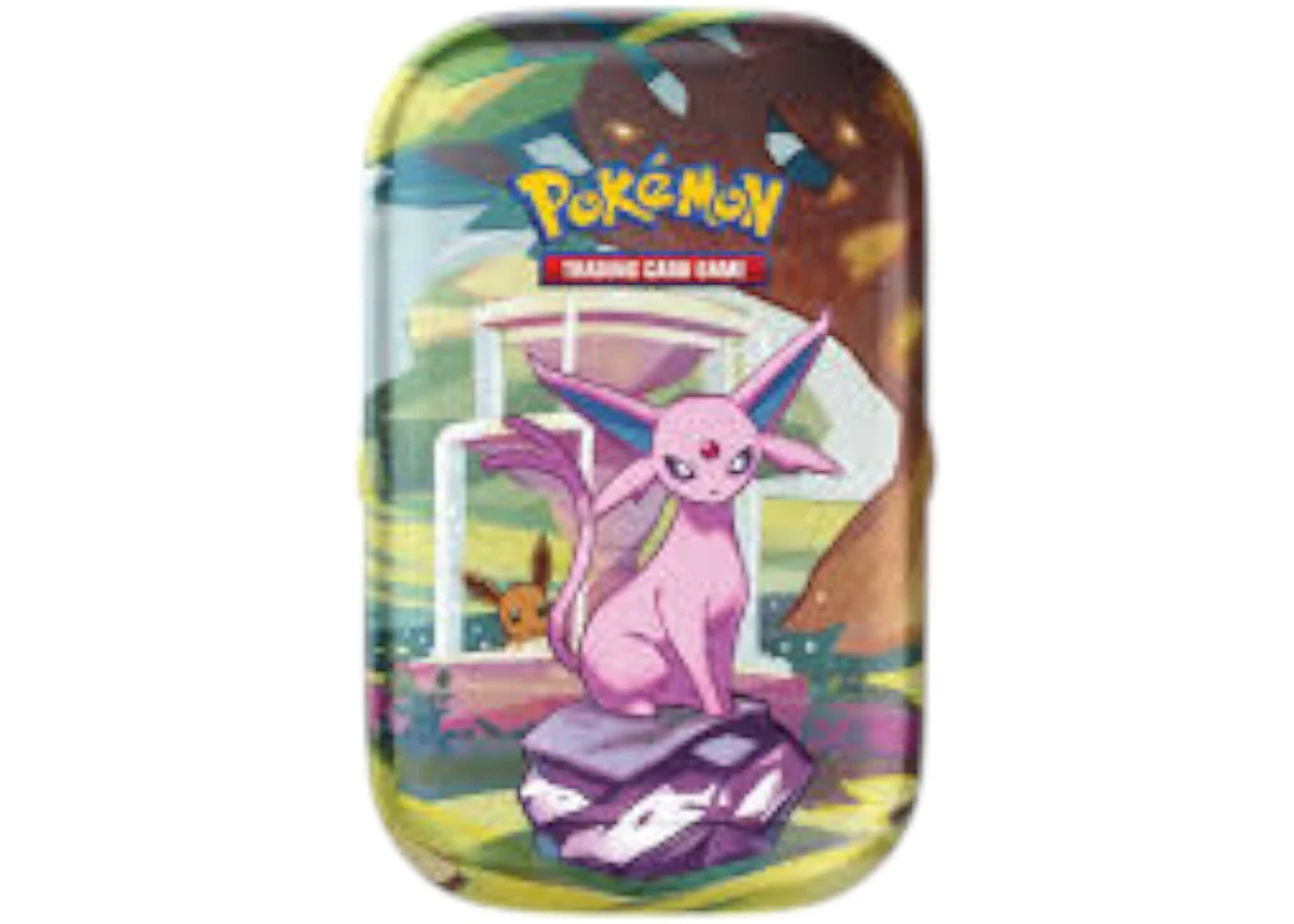 2025 Pokémon Scarlet Violet Prismatic Evolutions Espeon Tin