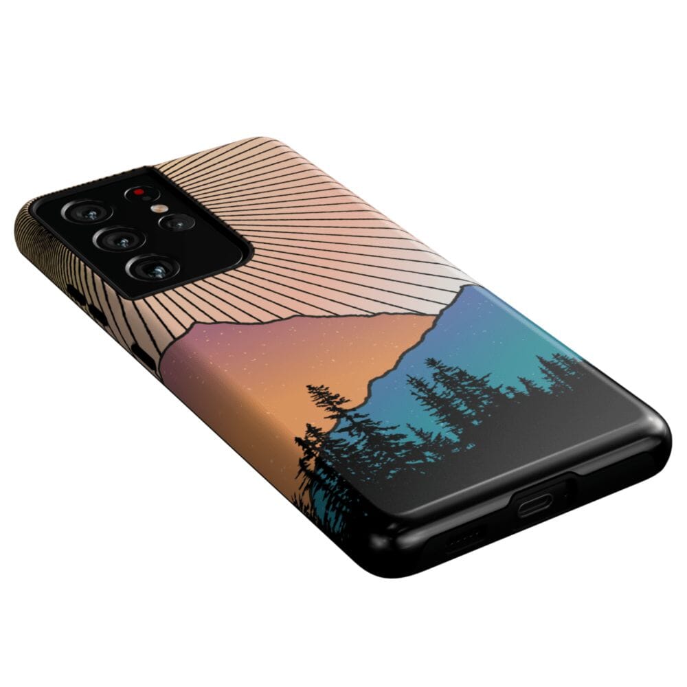 Casetry Golden Hour | Mountain Sunset Samsung Case - view 29