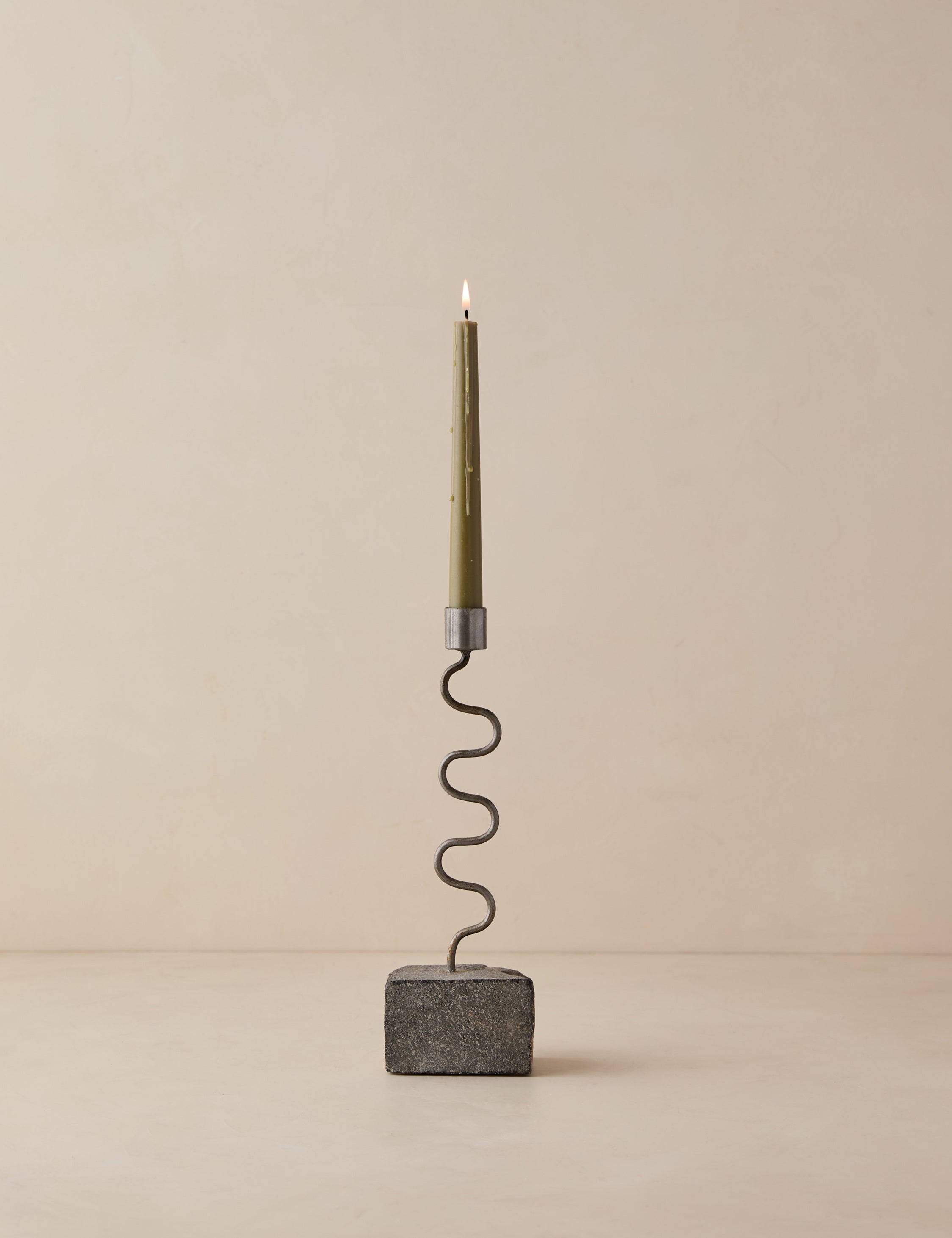 Lulu and Georgia Amara Candle Holder by Meso – Silver
