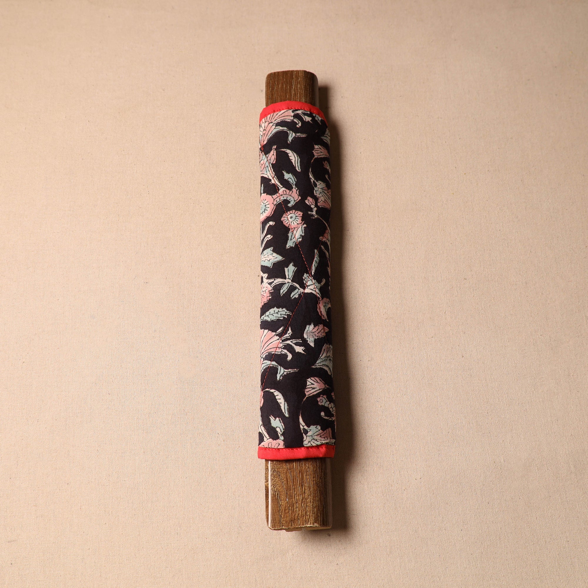 JALPARI Black - Handmade Cotton Fridge Handle Cover 14