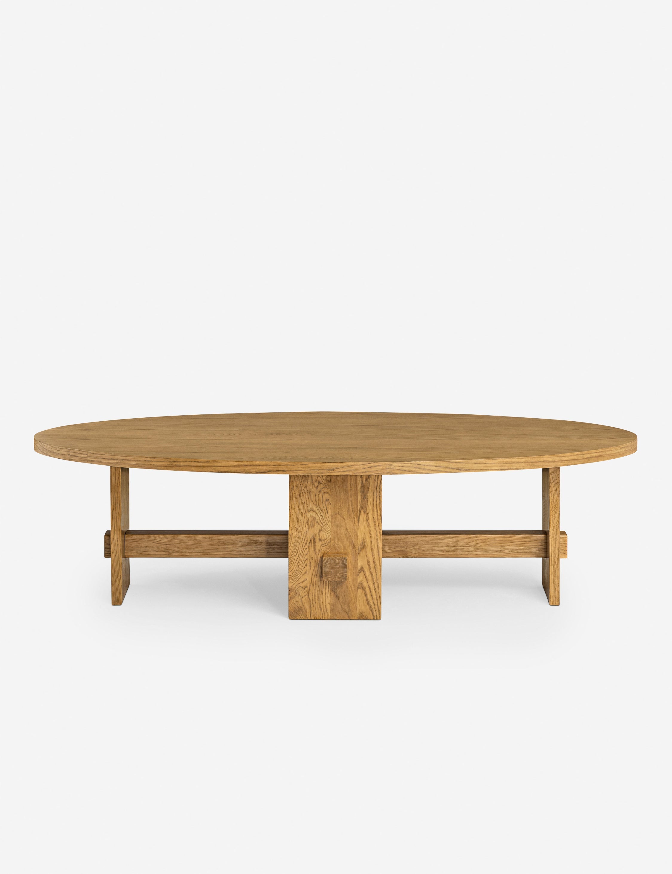 Lulu and Georgia Campos Oval Coffee Table – Natural - view 2