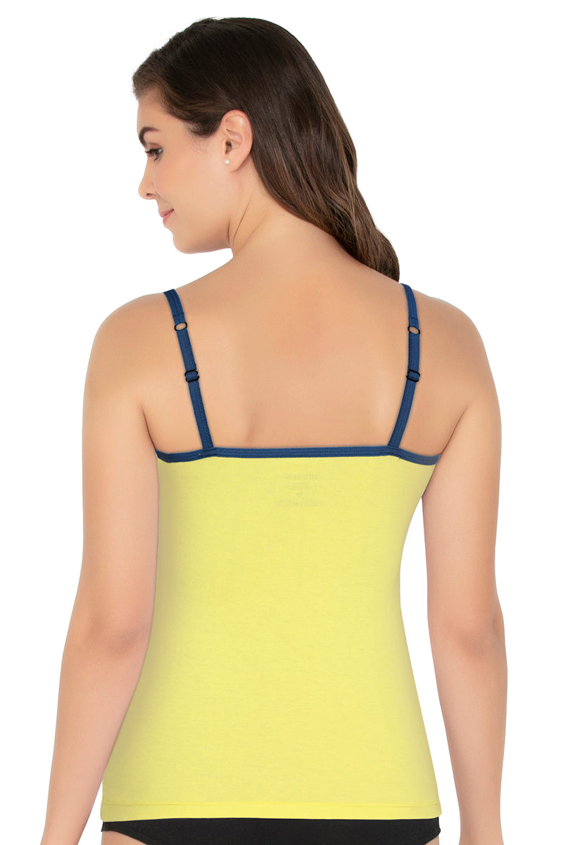 Amante Cotton Camisole - Lime - view 3