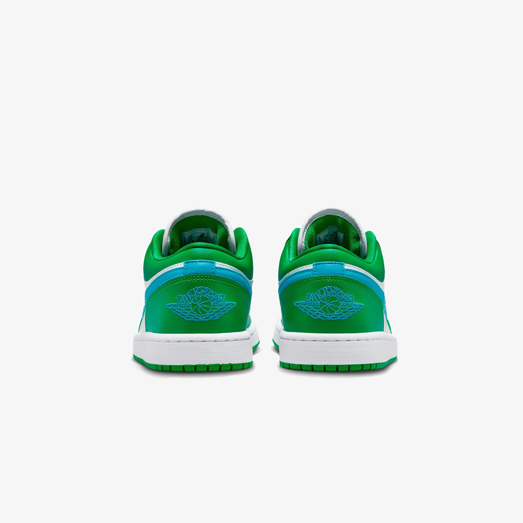 Jordan | AIR JORDAN 1 LOW { LUCKY GREEN/AQUATONE-WHITE - view 2