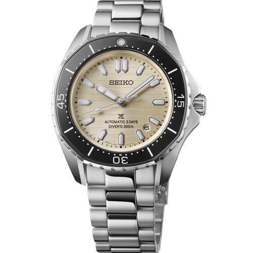 Diver s watch – Seiko Prospex Diver’s Watch Polygonal in Pearl-White Cream Dial Men 41.25mm SPB481J1