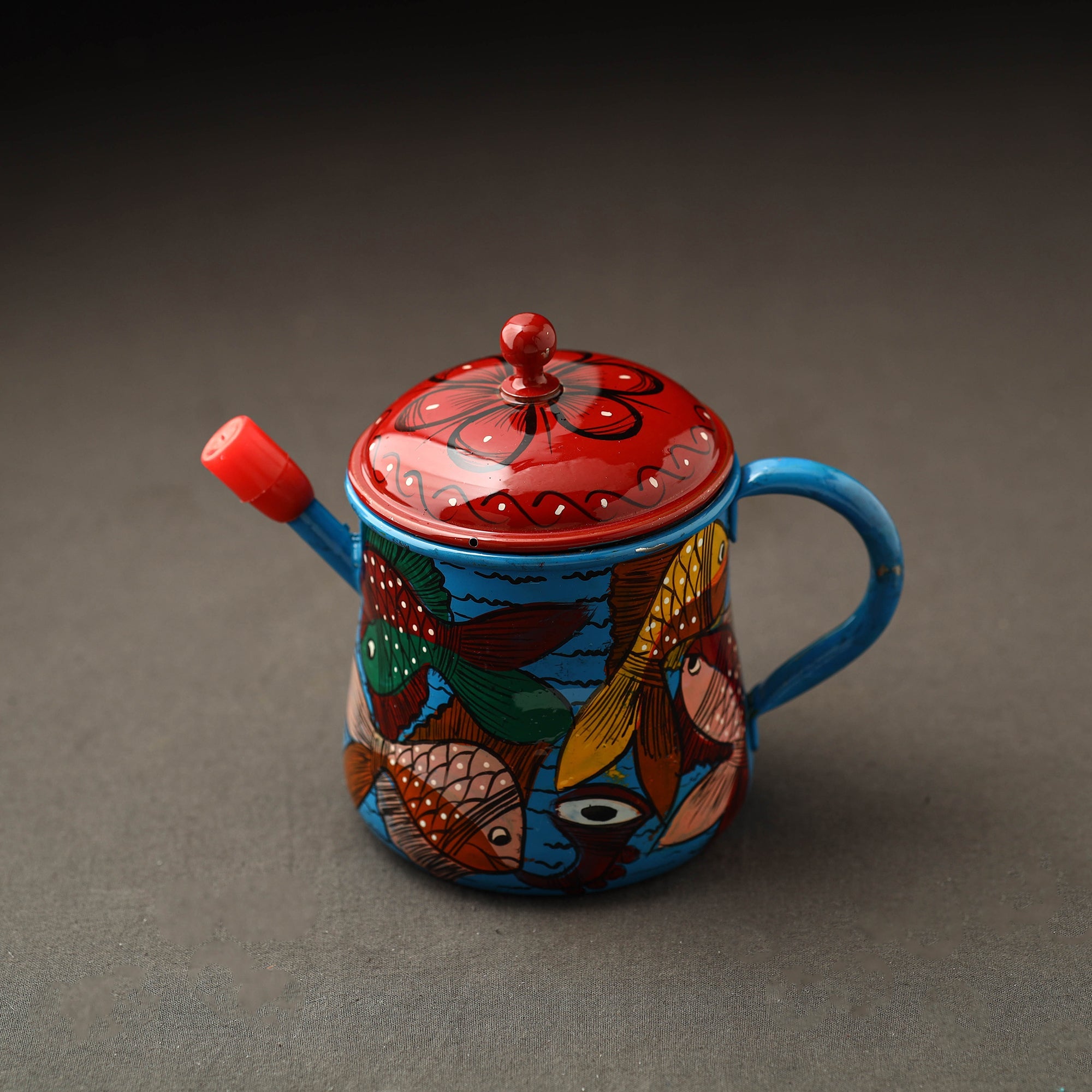 AAYAAS Bengal Patua Handpainted Stainless Steel Oil Dispenser 26 - view 2