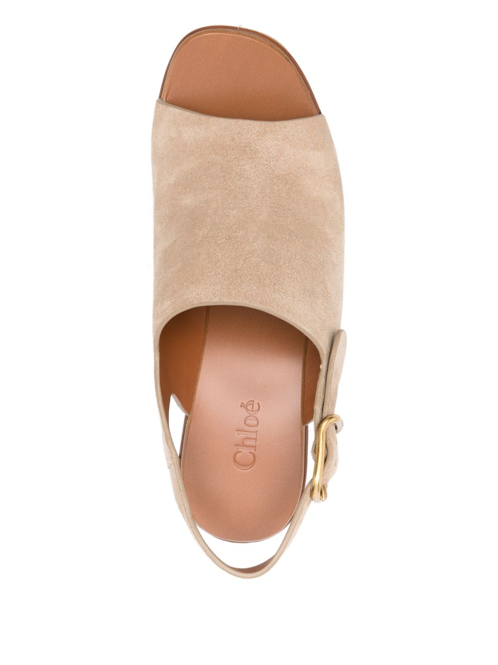 Chloé Chloè Sandals BEIGE – Outer: Calf Suede 100% - view 2