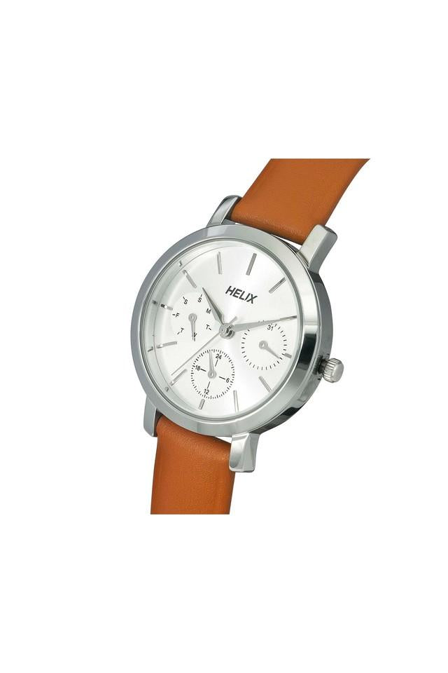 Helix Women Orange Strap – Silver