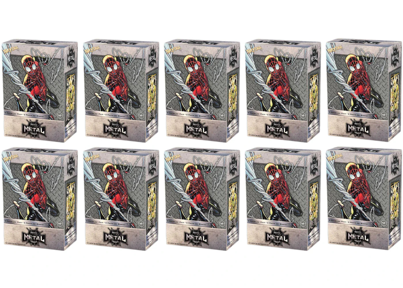 2022 Upper Deck Marvel Metal Universe Blaster Box 10x Lot