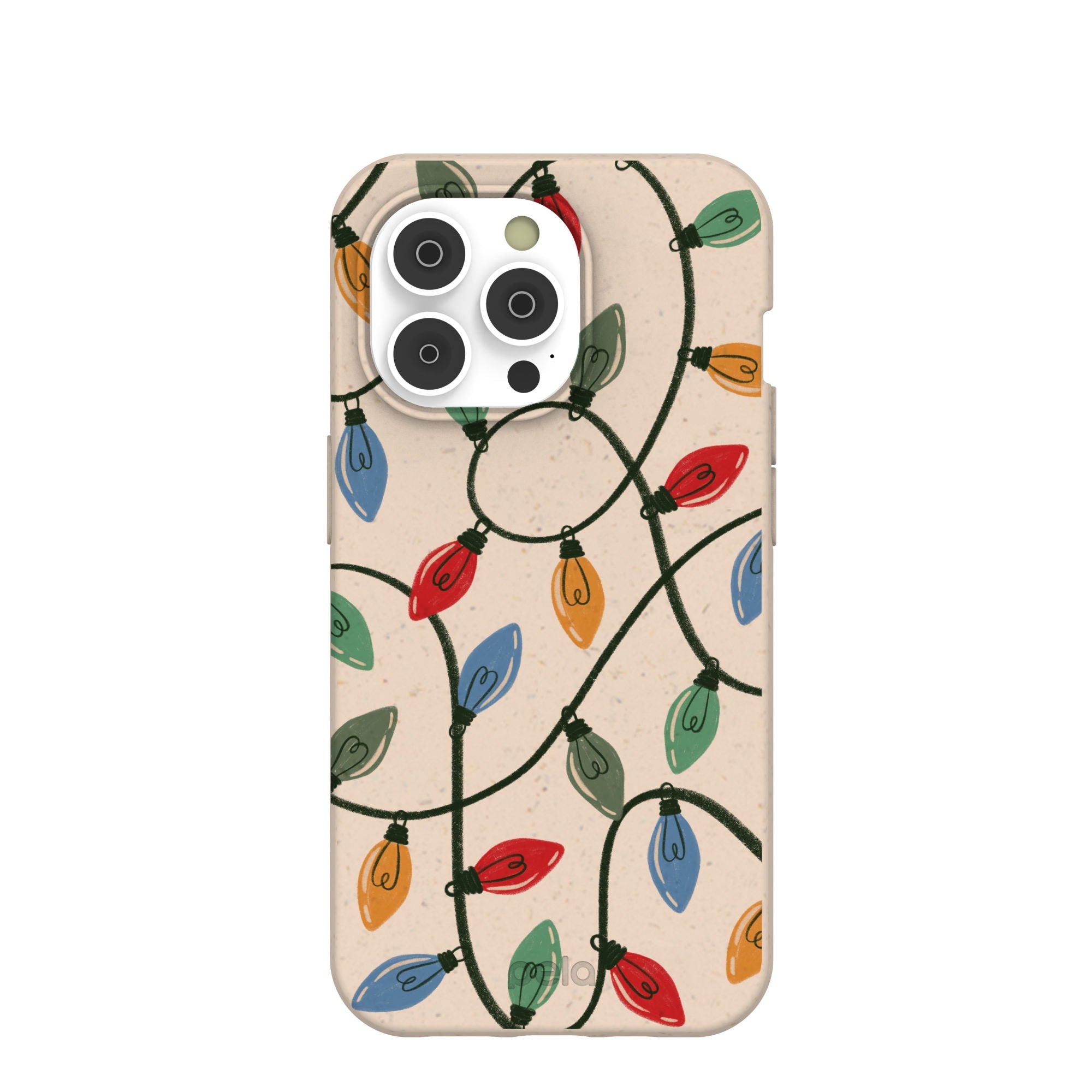 Pela Case Seashell Holiday Lights iPhone 14 Pro Case