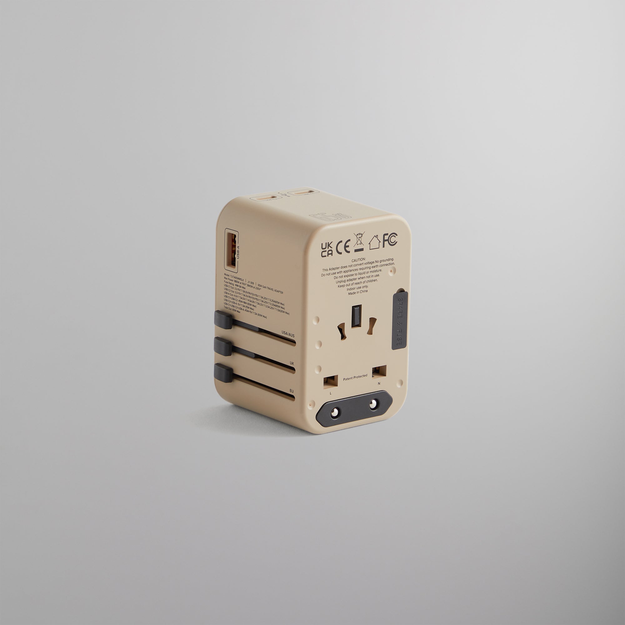 Kith for TUMI 65W Universal Power Adapter - Quicksand - view 2