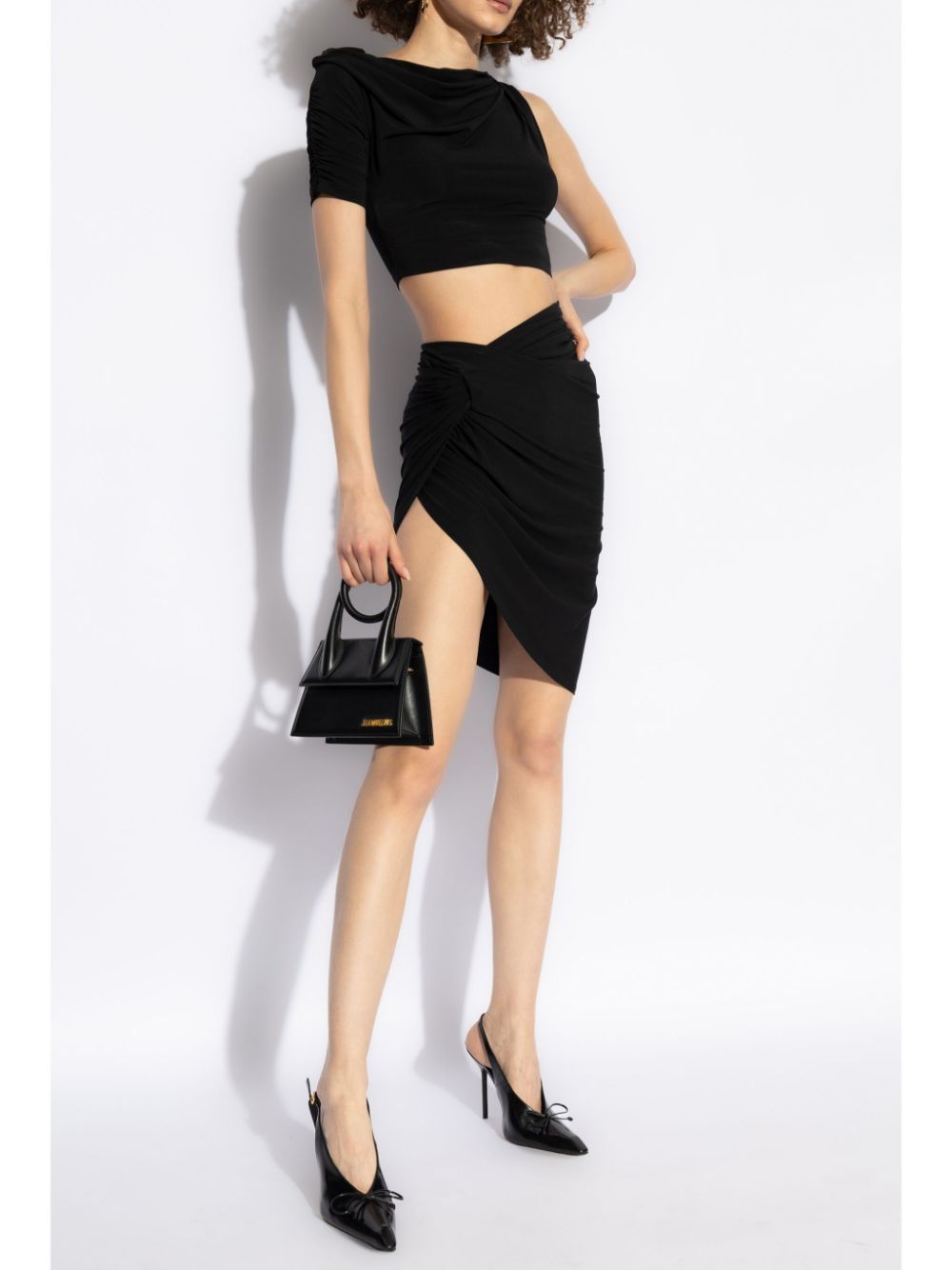 Jacquemus La Mini Jupe Drapeado mini skirt - view 5