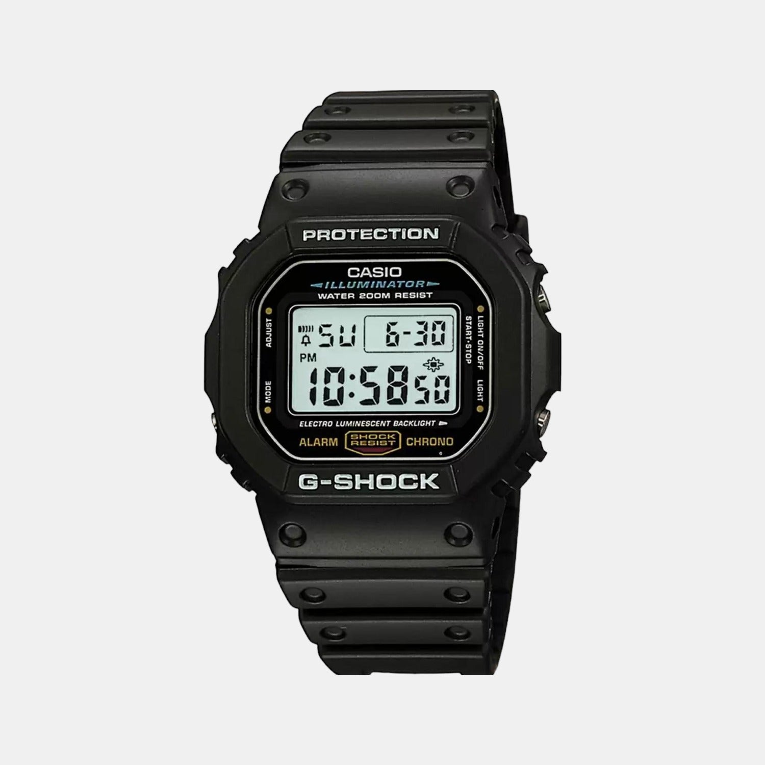 Casio G-Shock Men Quartz Black Dial Digital Resin Watch G001