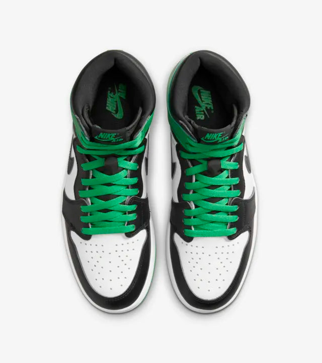 Cop Underdog Air Jordan 1 High Black and Lucky Green