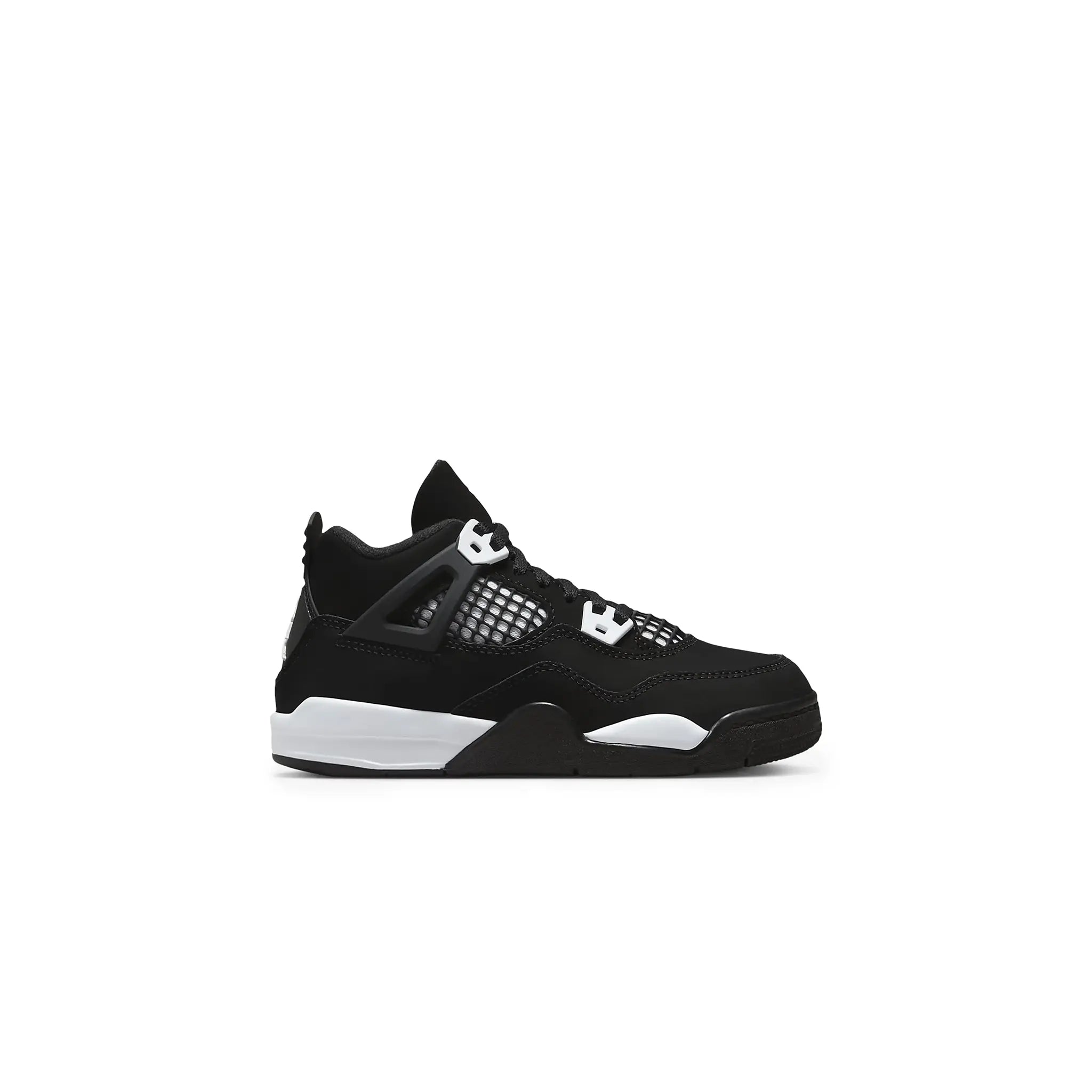 Air Jordan 4 Retro White Thunder (PS) – Black