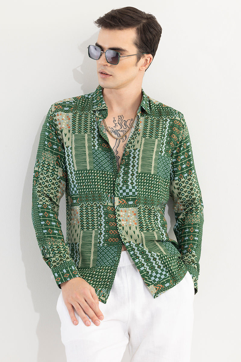 SNITCH Mixtape Green Shirt - view 4