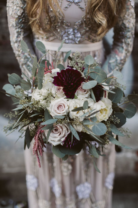 fiftyflowers.com Fall New York Loft Wedding
