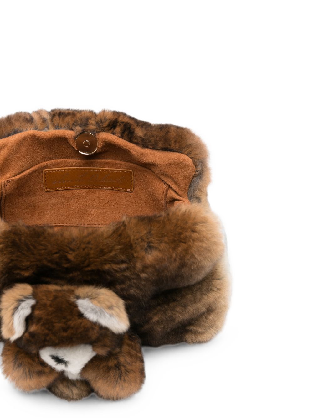 Anita Bilardi Teddy Bear Faux-Fur Bag – Outer: Calf Leather 100% - view 2