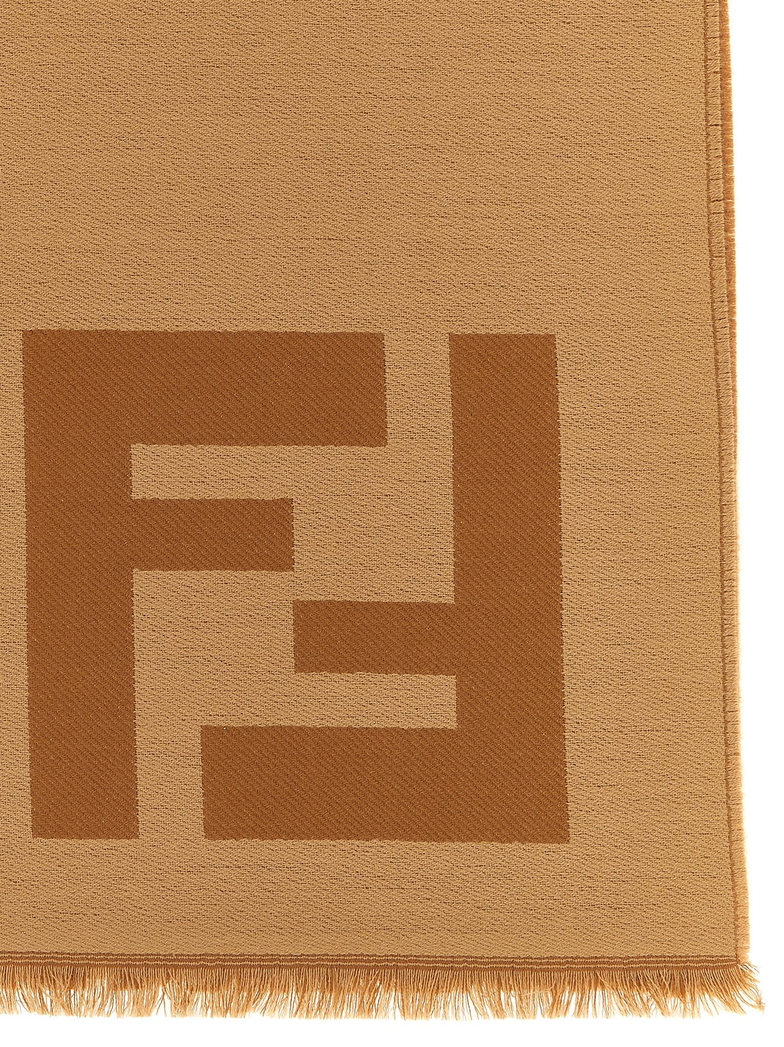 Fendi Ff Macro Scarf – 100% virgin wool - view 2