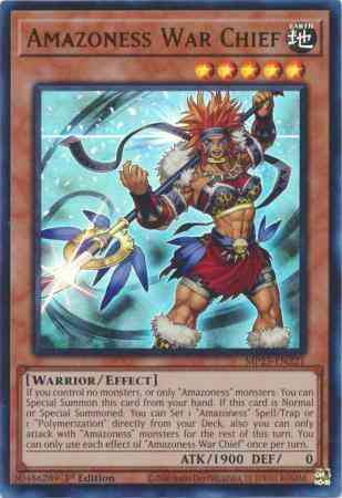 Yu-Gi-Oh! Amazoness War Chief - MP23-EN221 - Ultra Rare - 1st Edition