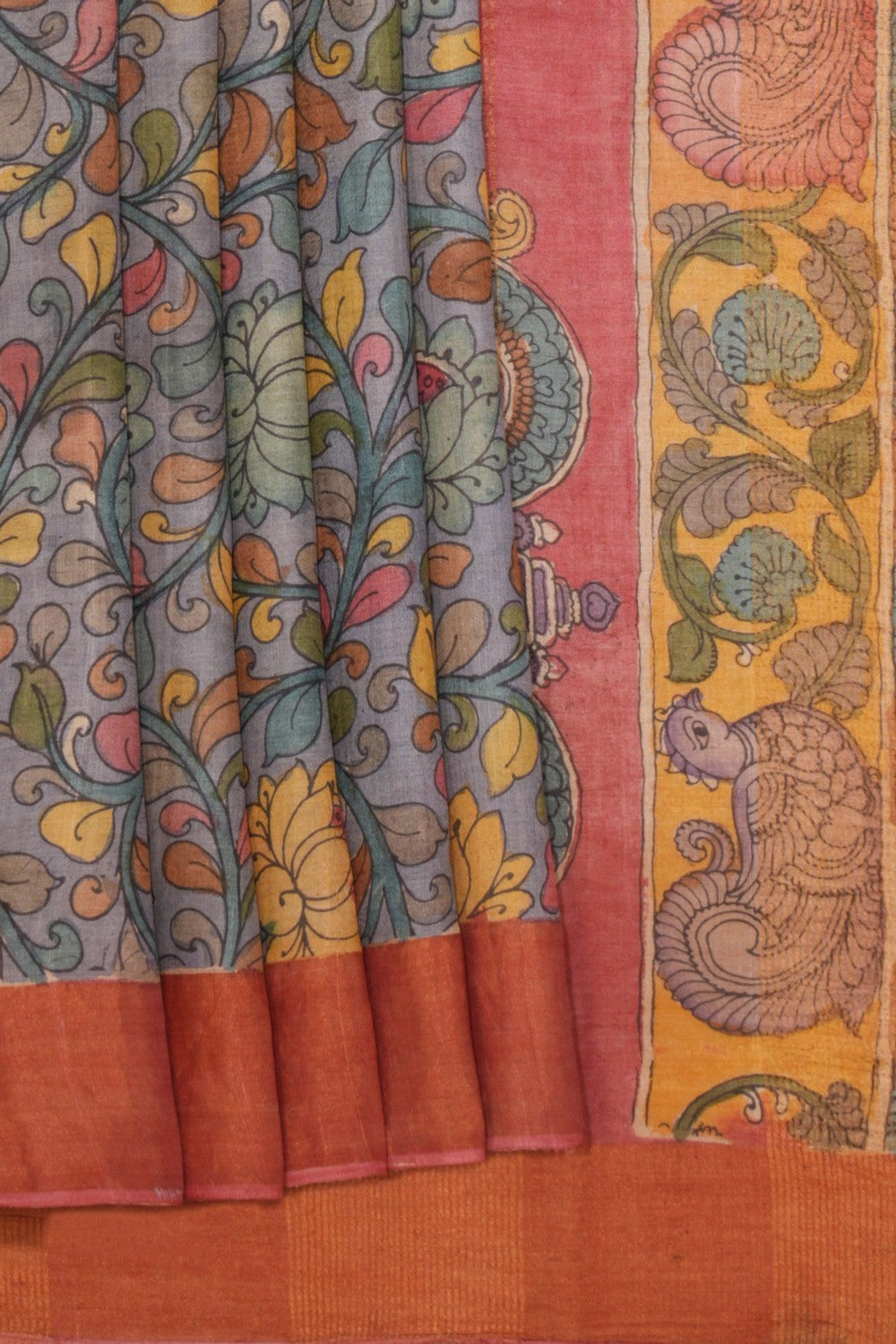 Kalanjali Kalamkari Hand-Painted Saree – Women's