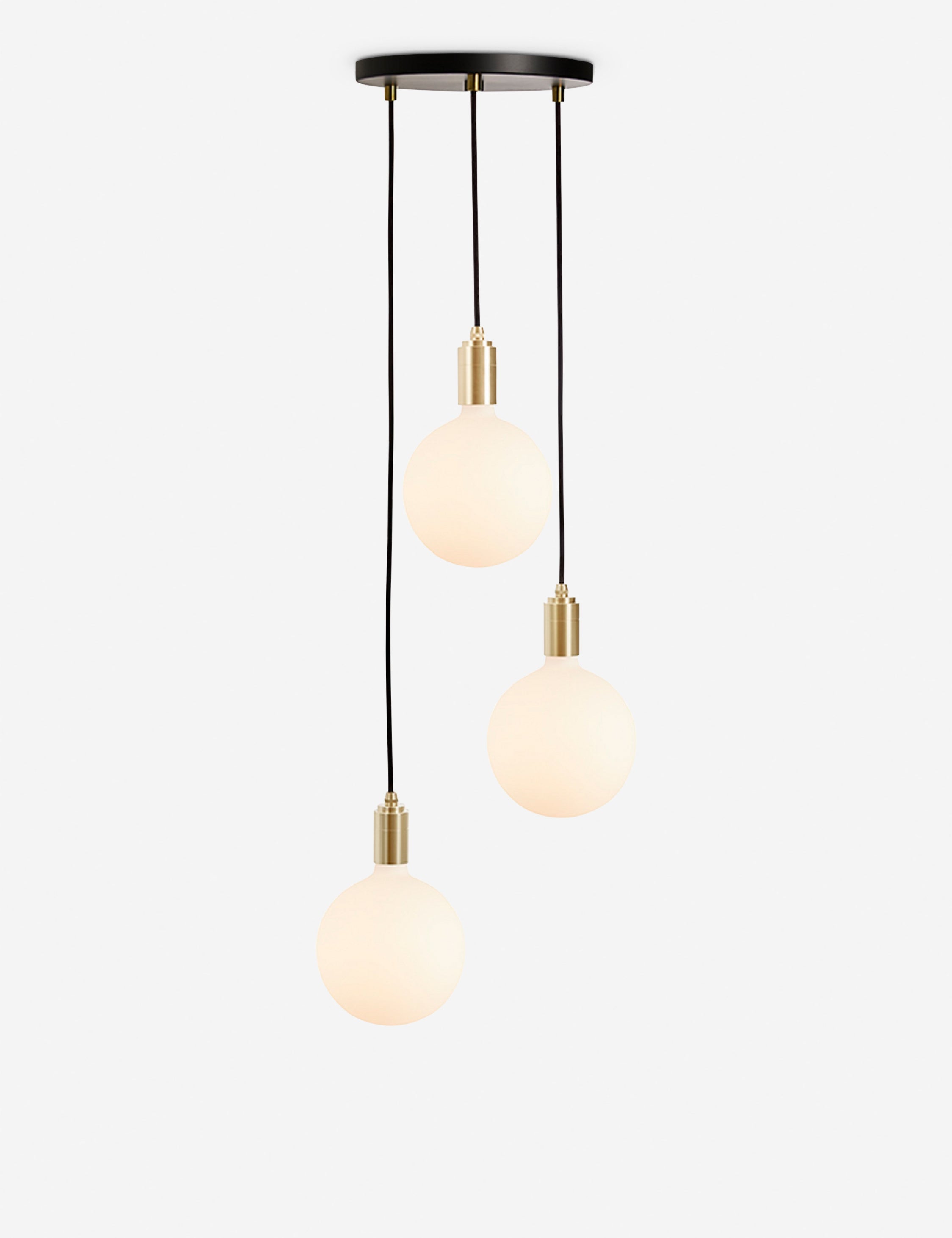 Lulu and Georgia Triple Pendant Light with Sphere IV by Tala - view 2