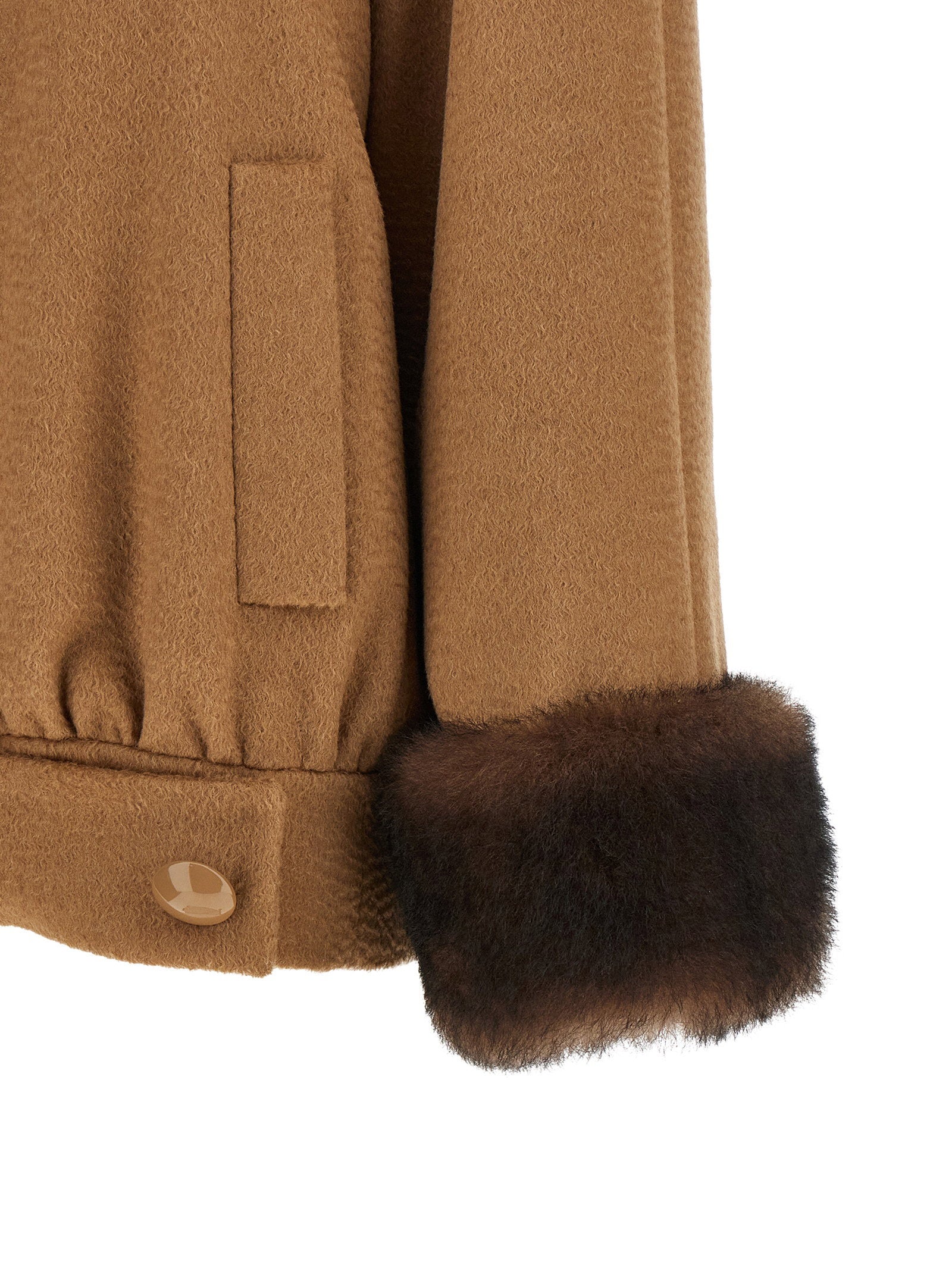 Valentino Garavani Fur Insert Caban – 100% lamb fur - view 4