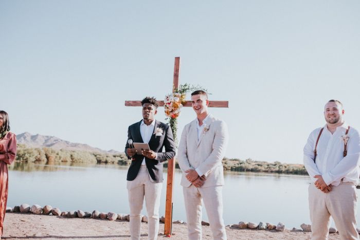 fiftyflowers.com Trendy Minimalist Desert Wedding - view 11