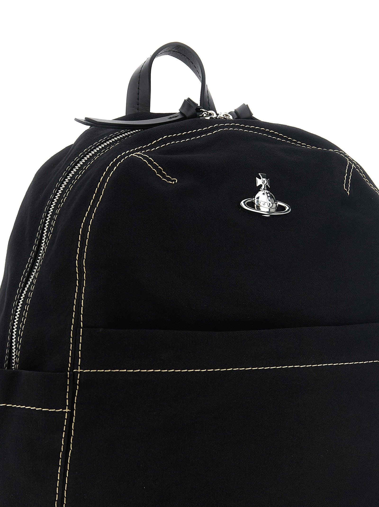 Vivienne Westwood George Medium Backpack – 100% cotton - view 3