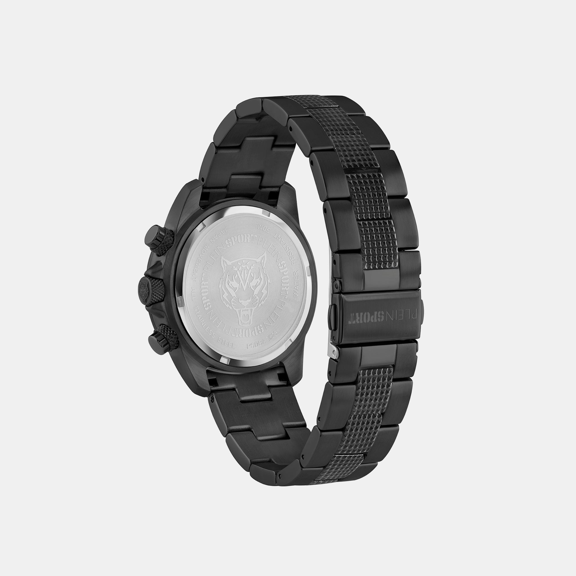 Plein Sports Hurricane Men Quartz Black Dial Chronograph Stainless Steel Watch PSDBA1023 - view 2
