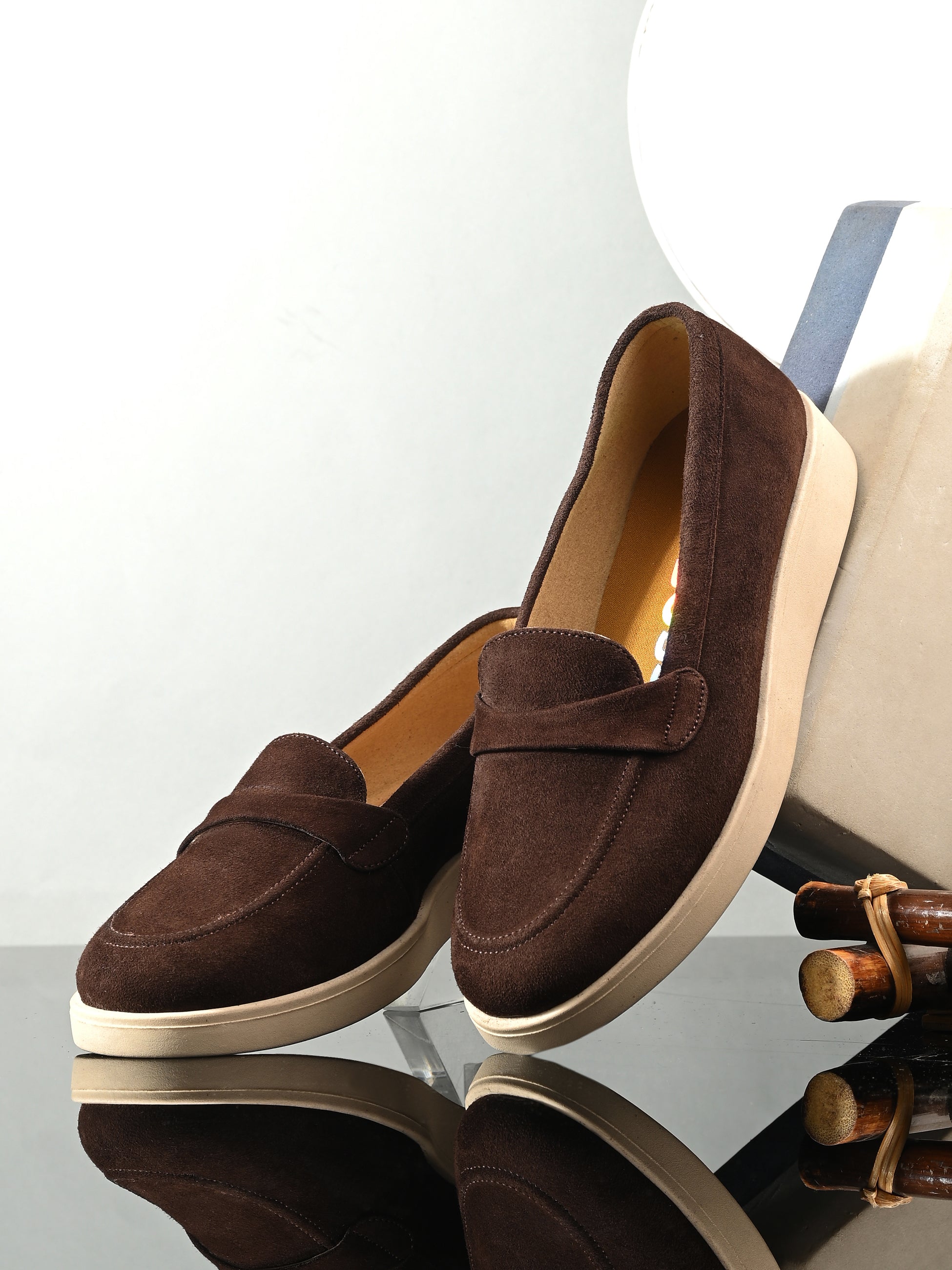 ladybossbyegoss Aero-Glam Suede Loafers by Lady Boss