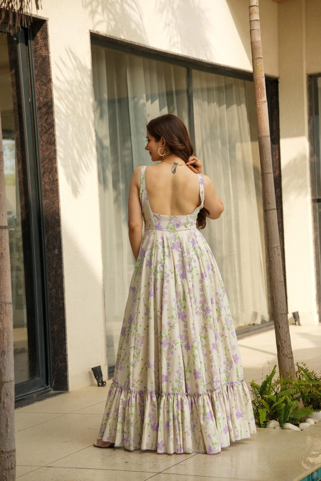 Idaho-o Gentle ease cotton dress - view 5