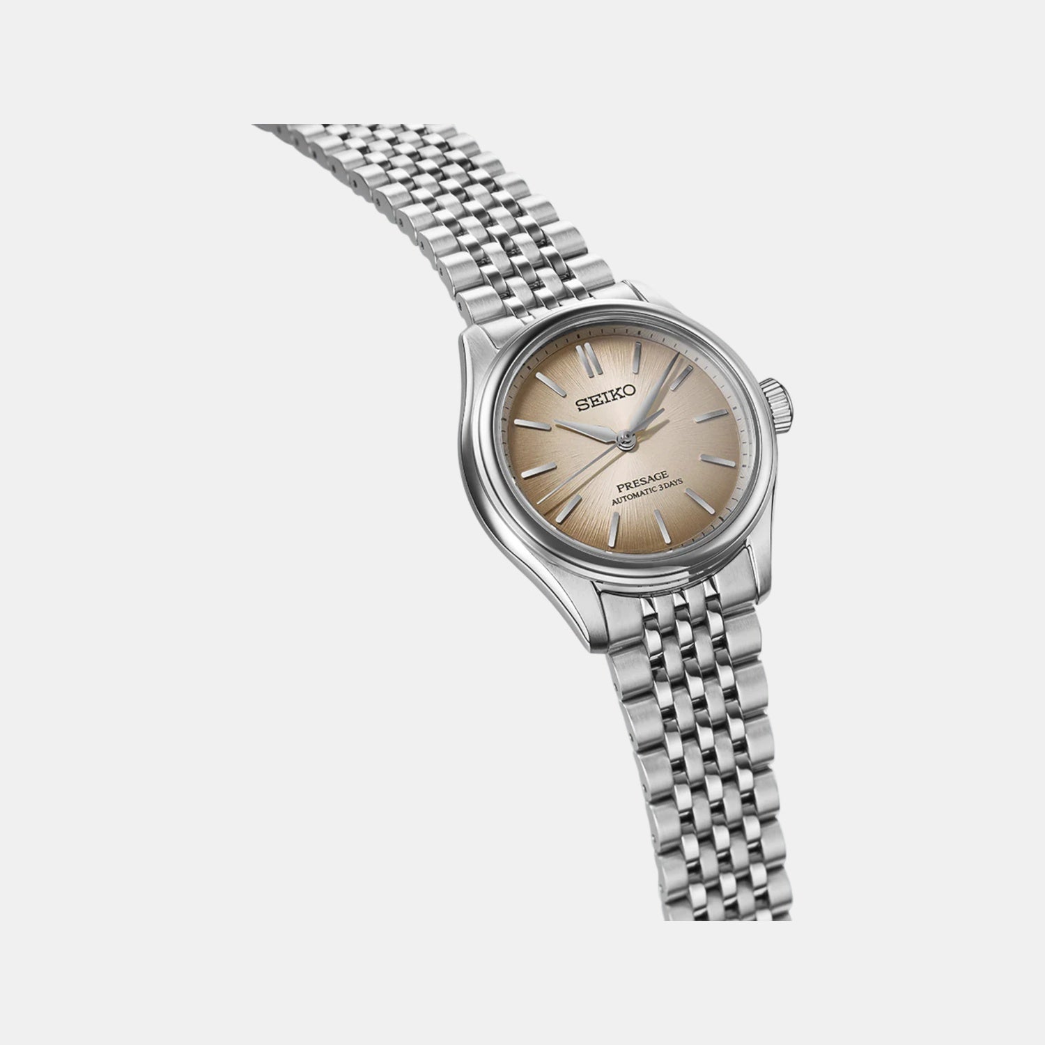Seiko Fushi-iro Presage Women Automatic Brown Dial Analog Stainless Steel Watch SPB523J1 - view 3