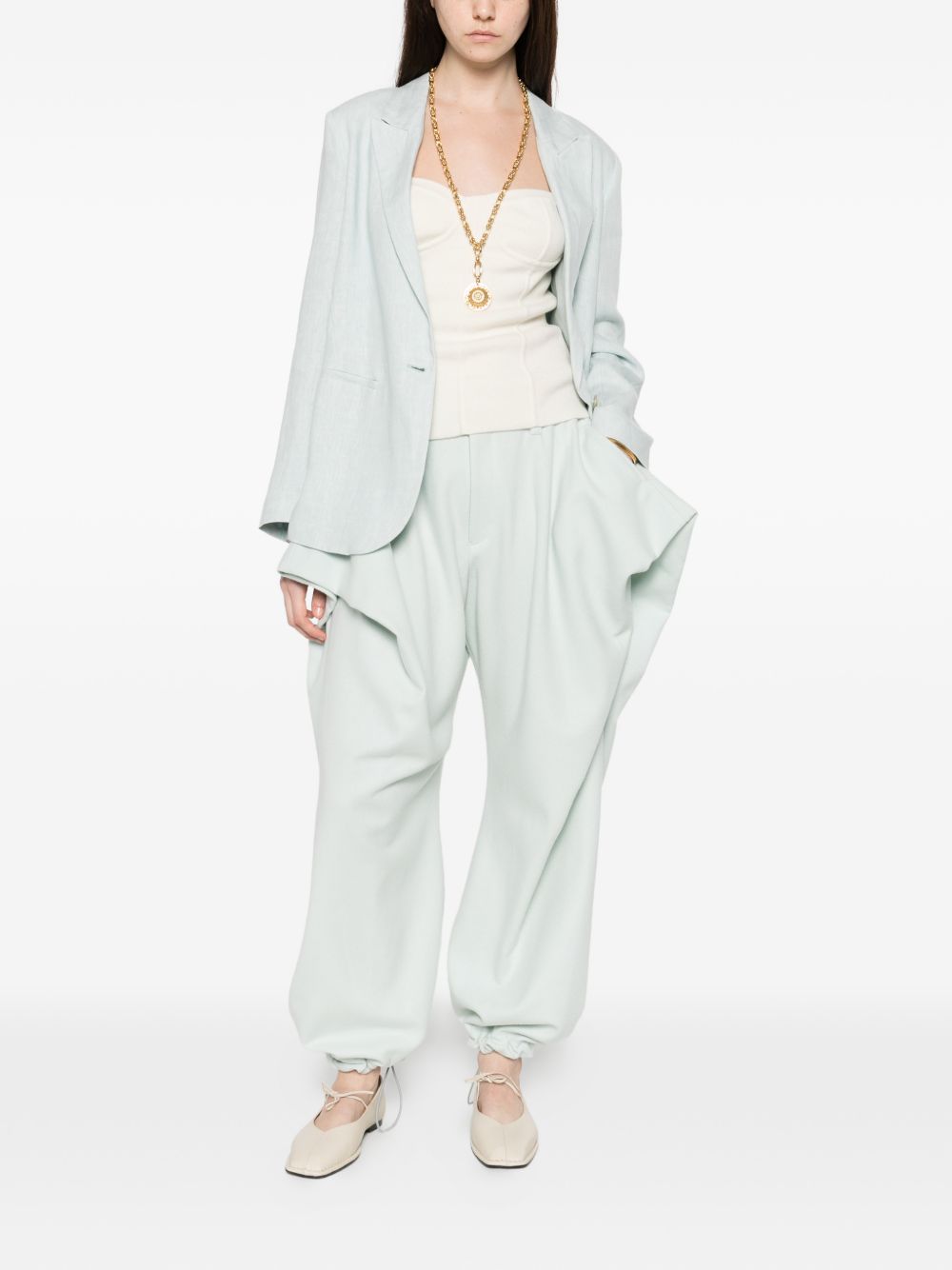 Forte Forte Linen single-breasted jacket – 100% Fabric - view 2