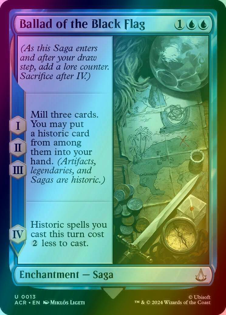 Black flag 13 – Magic Ballad of the Black Flag [13] [Assassin's Creed] [Foil]