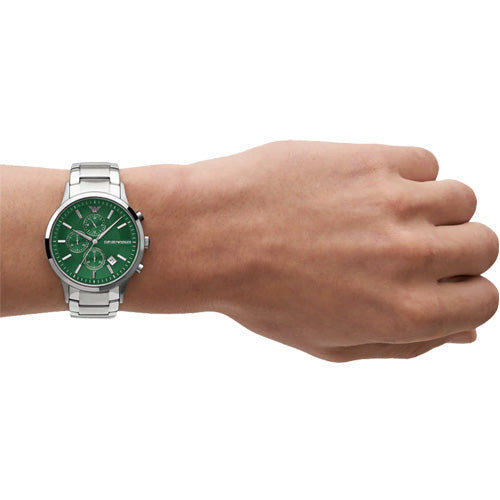 Emporio Armani Renato Green Dial Men 43mm - view 3