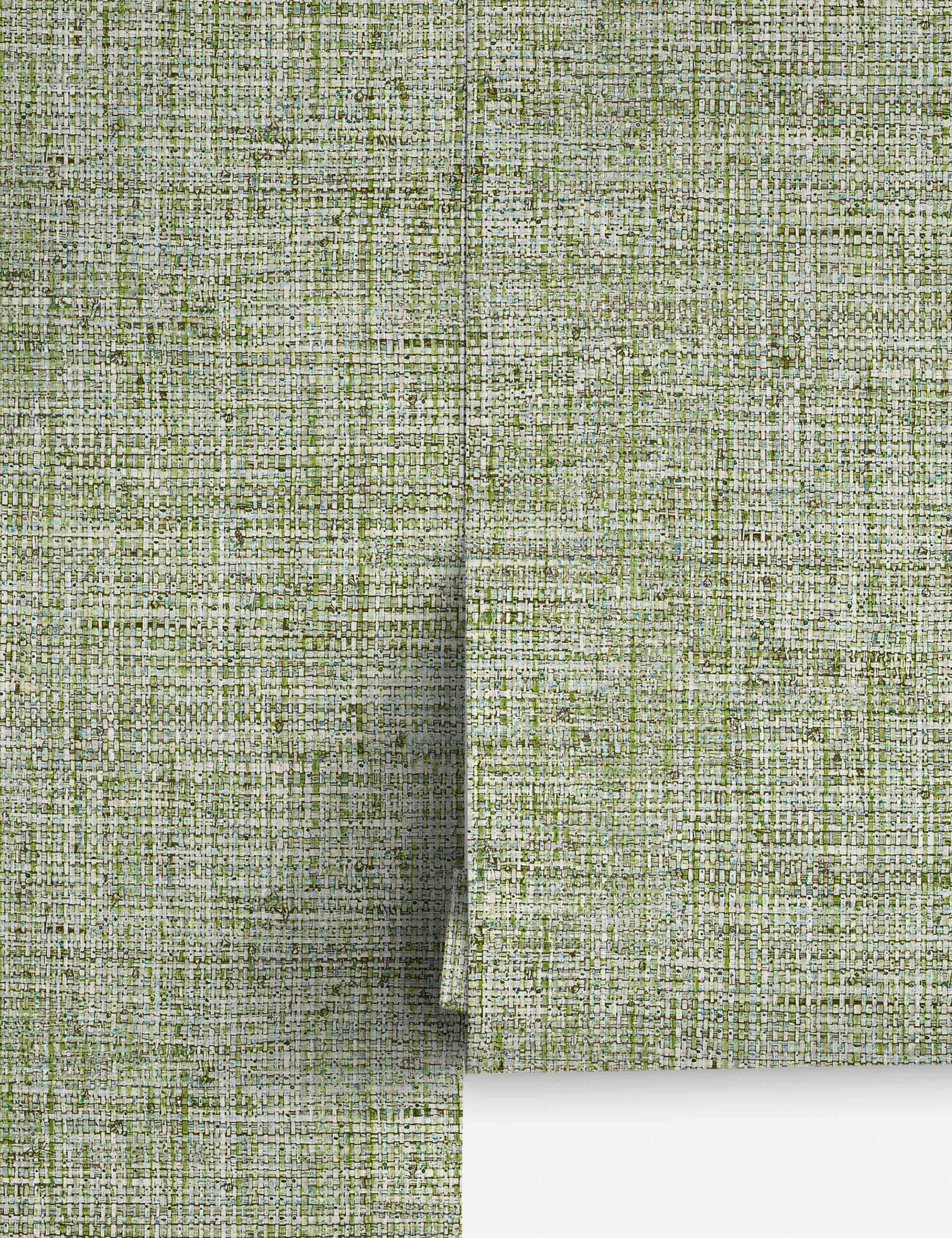Lulu and Georgia Papyrus Faux Grasscloth Peel + Stick Wallpaper