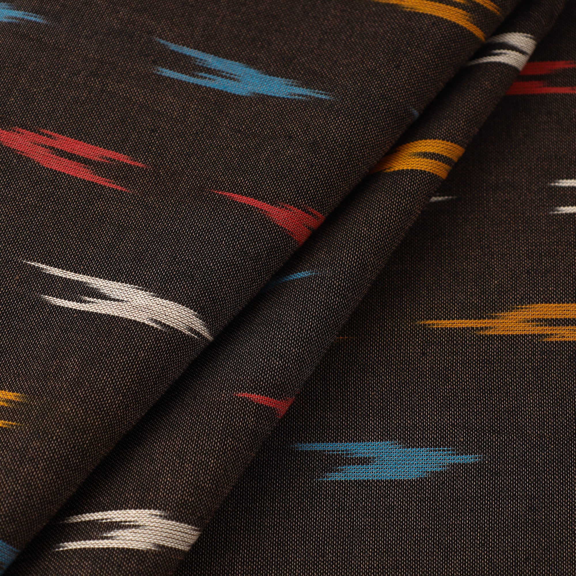 SOUTH KARGHA Brown - Cotton Pochampally Ikat Fabric 20 - view 2