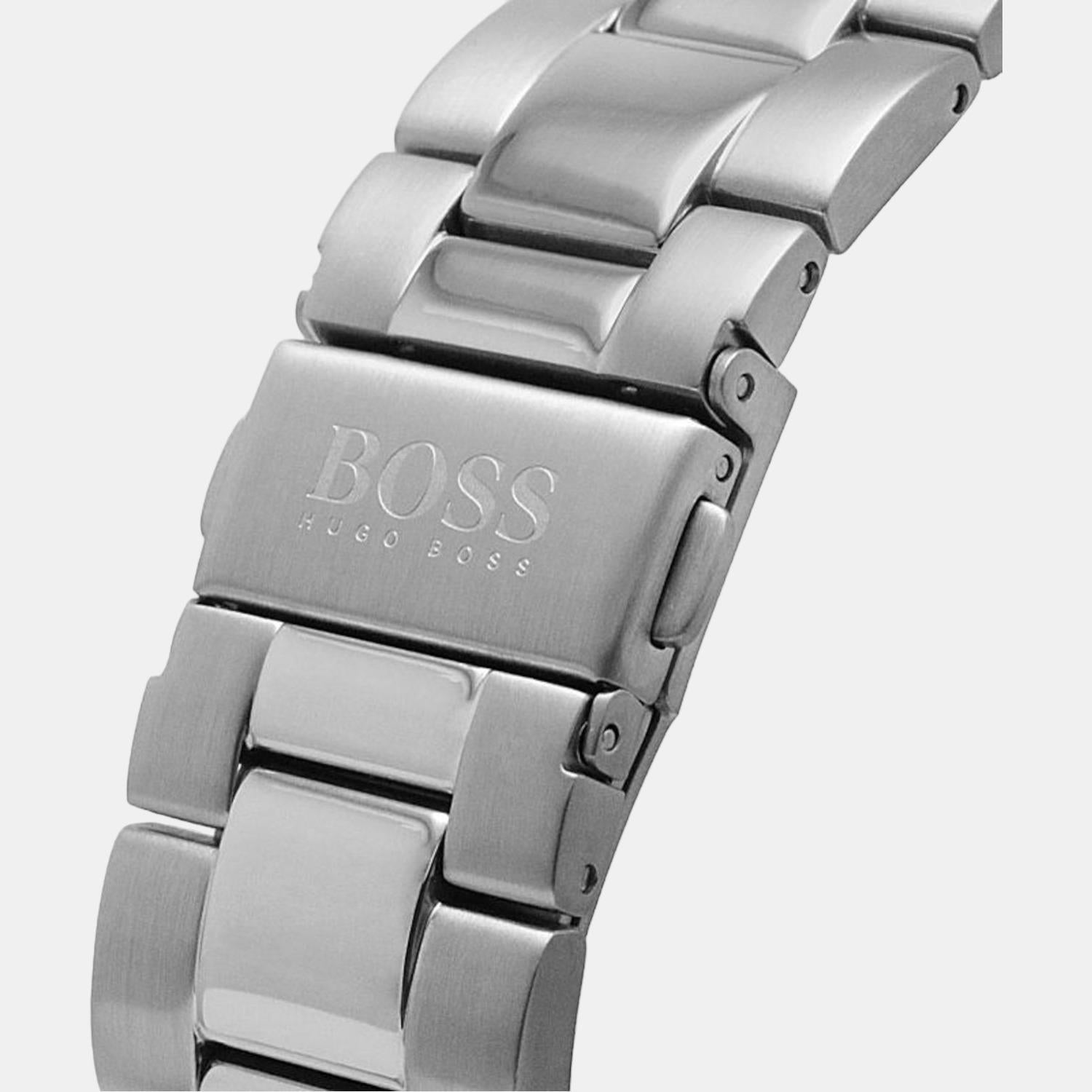 Boss Hero Men Quartz White Dial Chronograph Stainless Steel Watch 1513875 - view 7
