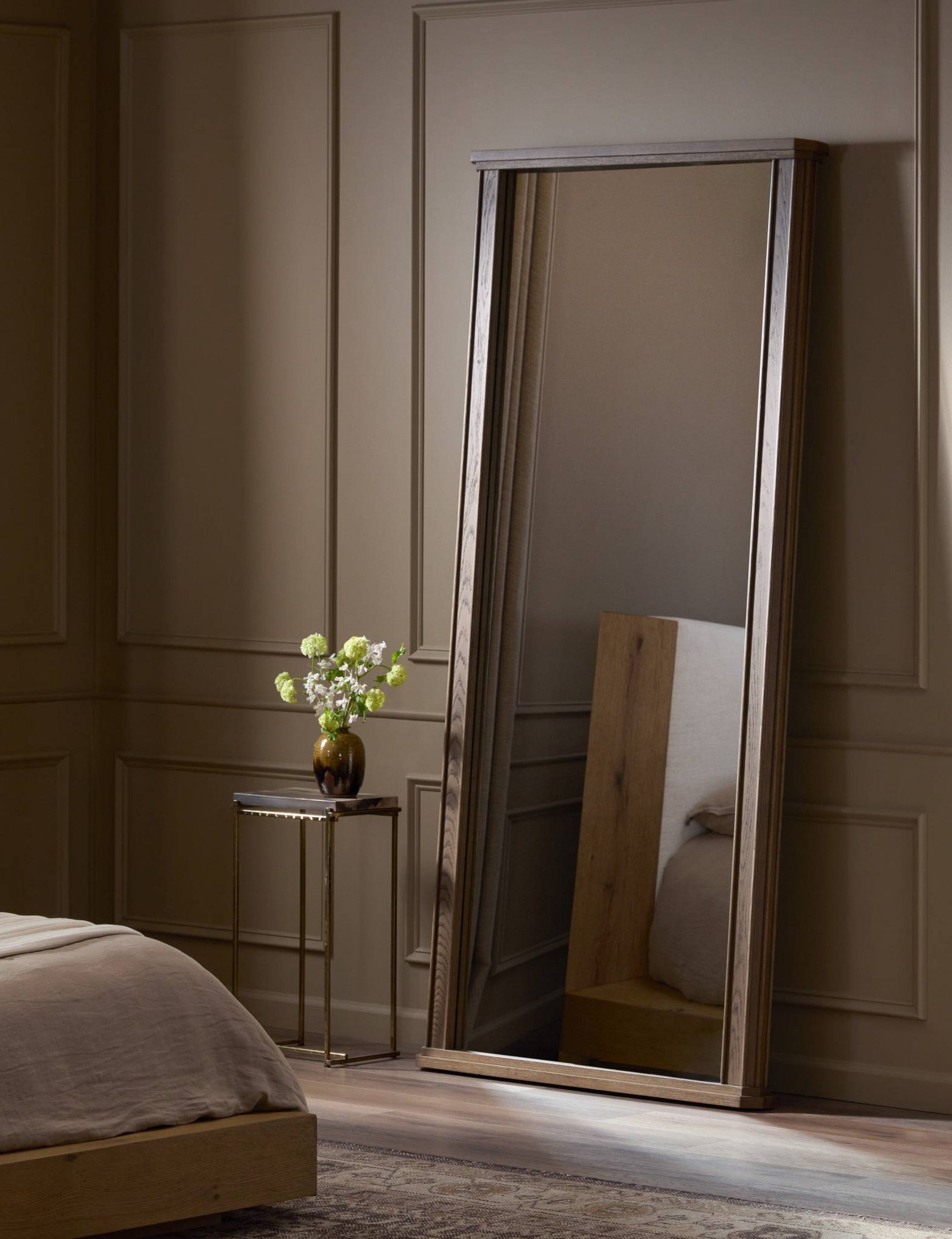 Lulu and Georgia Whitney Floor Mirror – Walnut - view 2