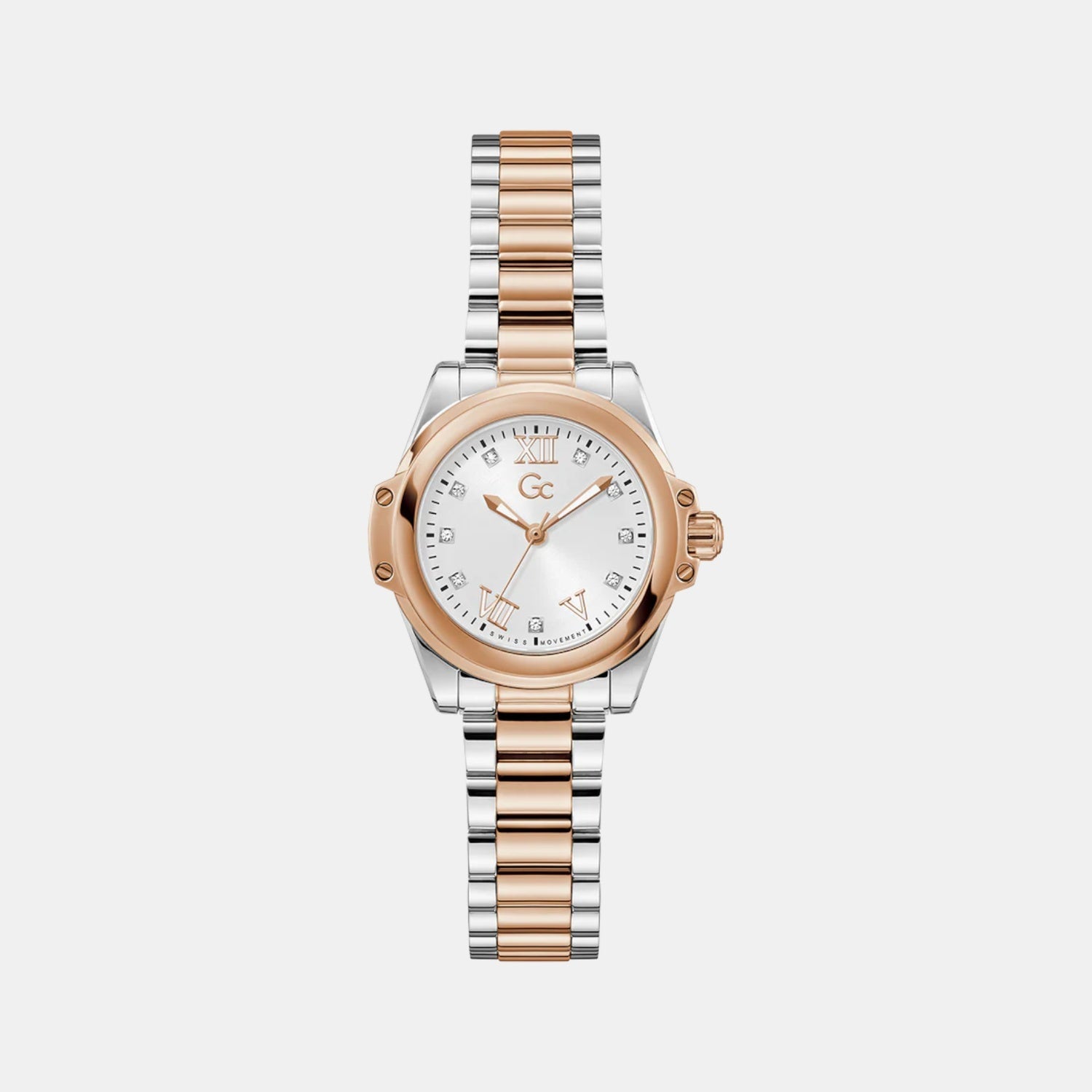 GC Bolt Lady Women Quartz White Dial Analog Stainless Steel Watch Z58001L1