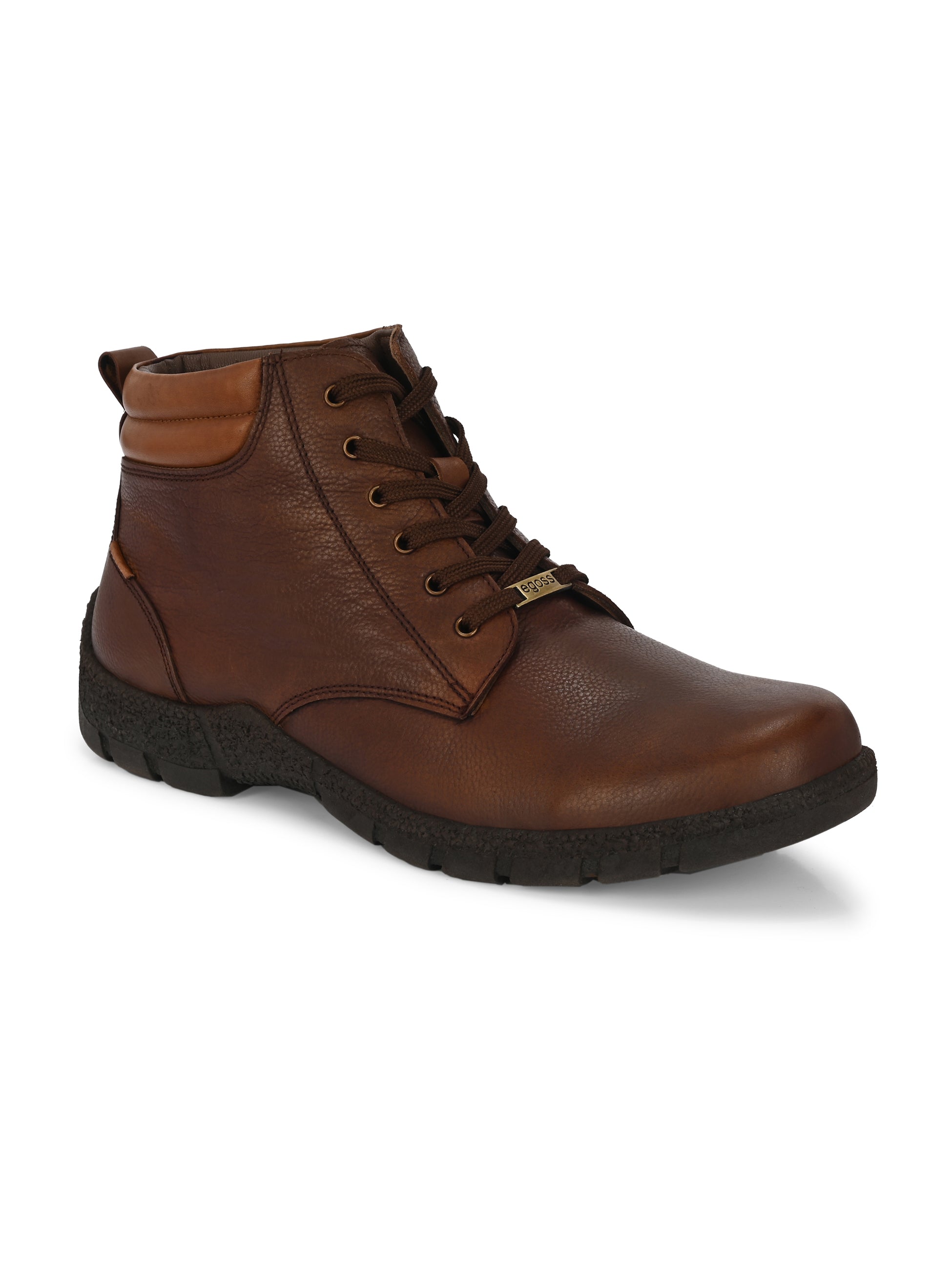 Mudtrail Lace-Up High Ankle Boots by Aspeerio - view 9