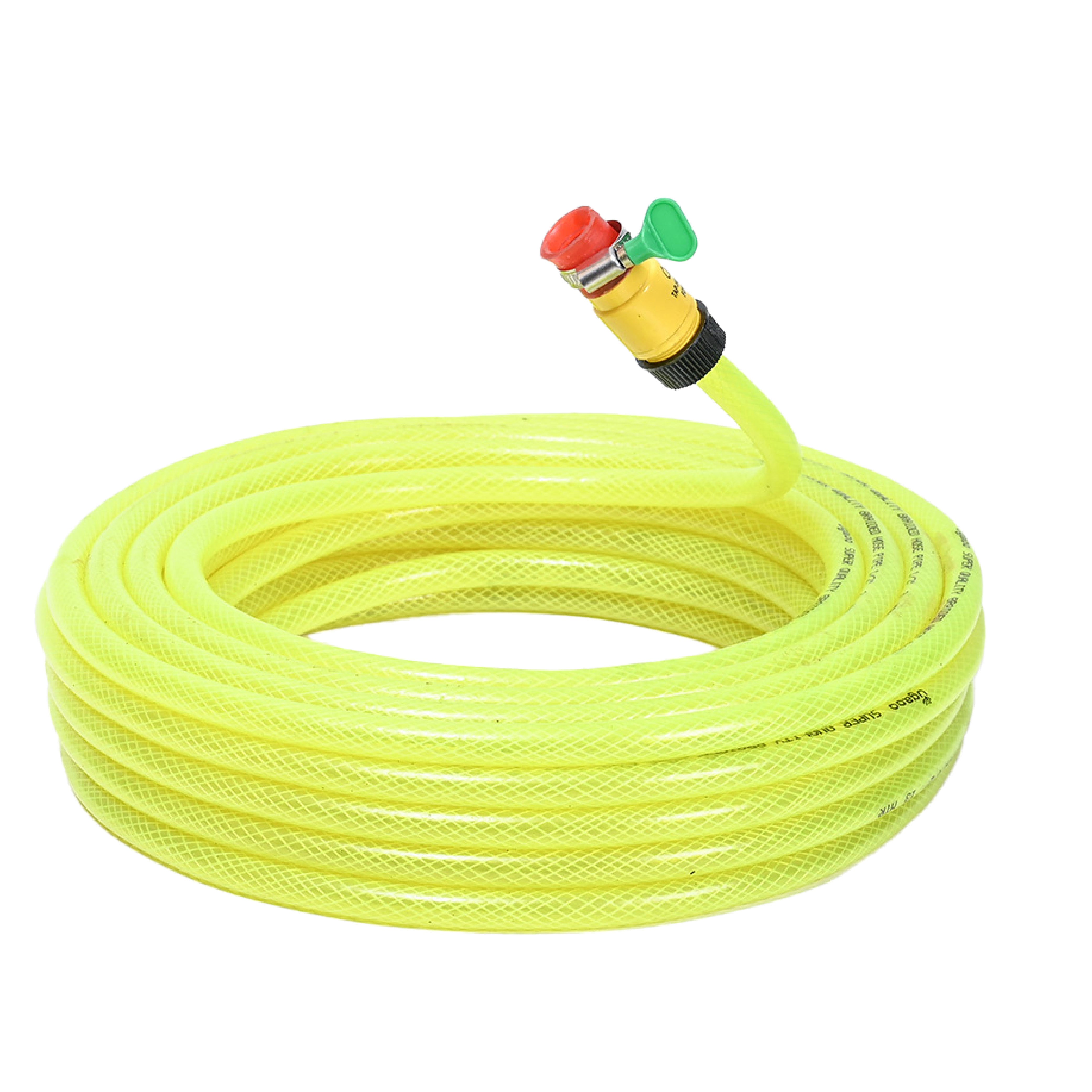 Ugaoo Super Braided Green Water Hose PVC Pipe