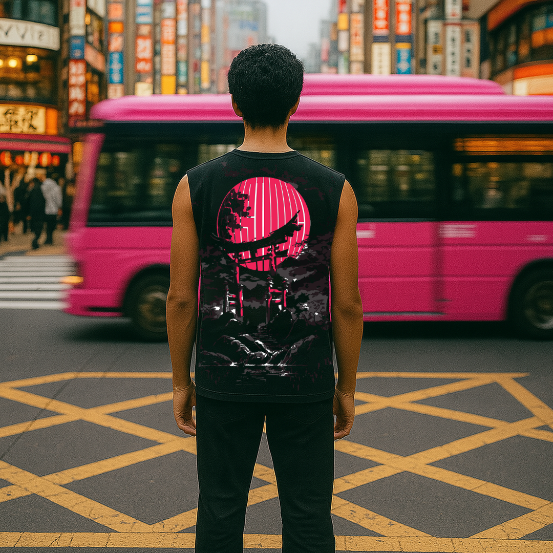 Instinct First The Temple - Sleeveless T-Shirt ( Black) - view 3
