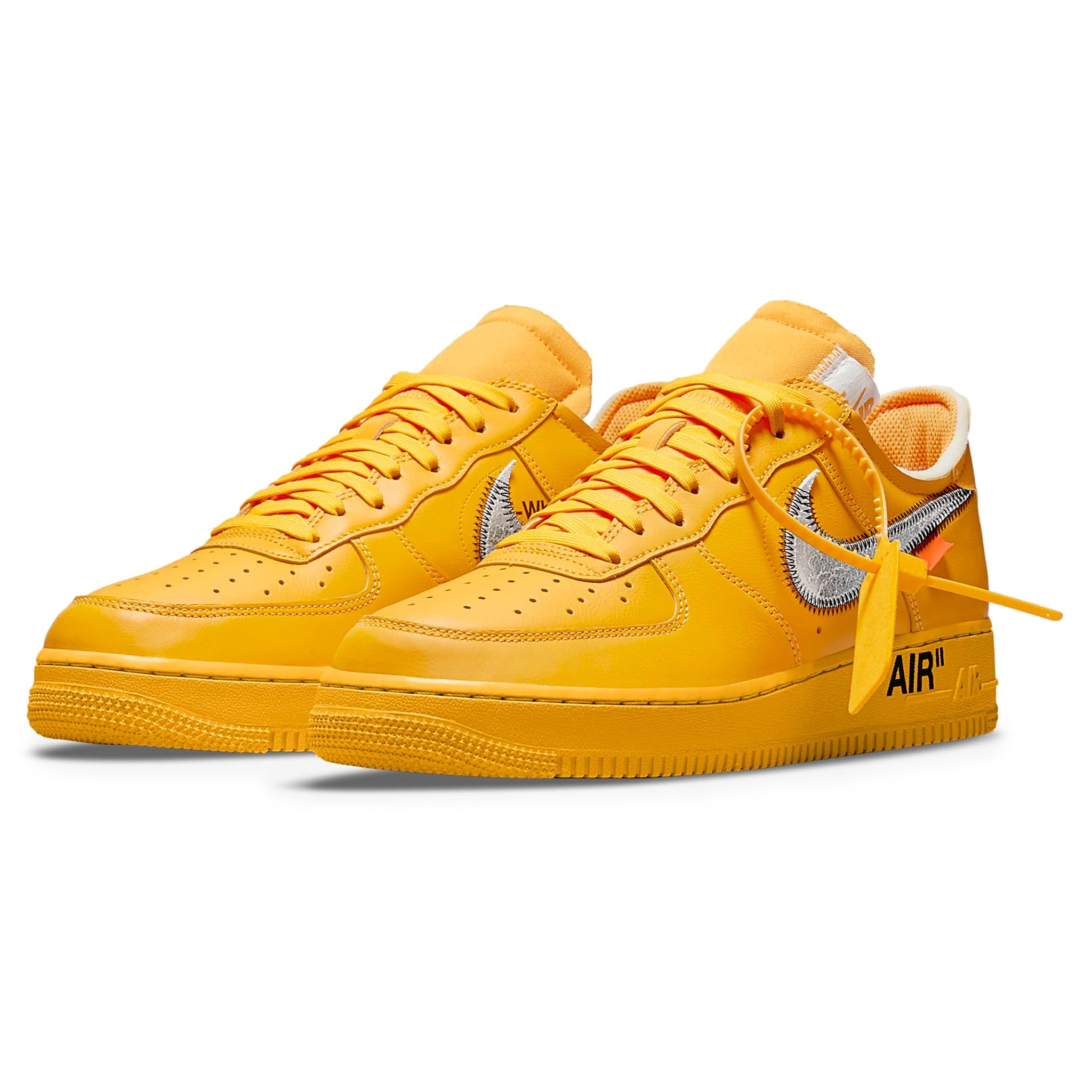 Nike x Off White Air Force 1 Low ICA University Gold - view 2