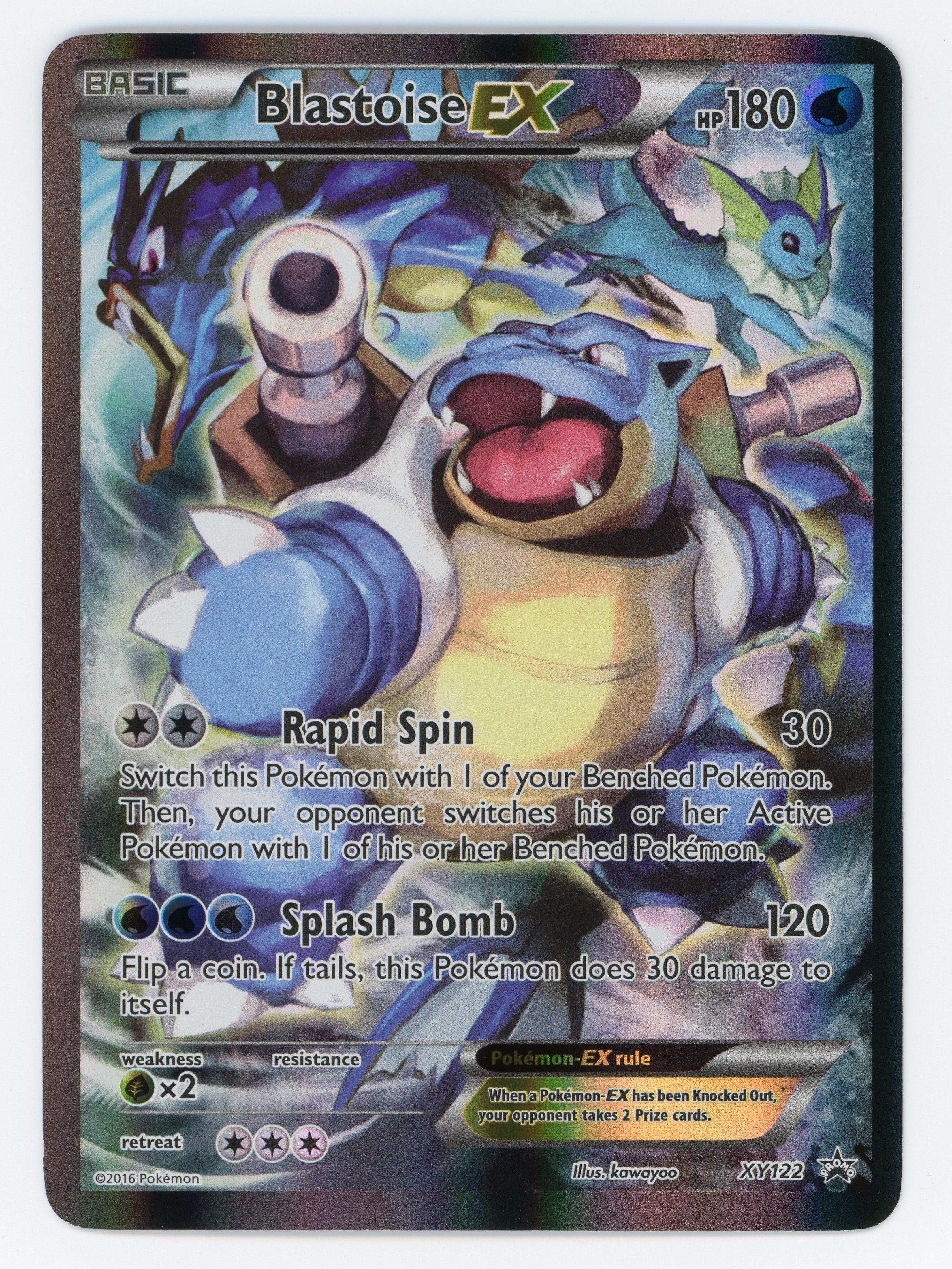Pokémon Blastoise-EX - XY122 - Promo - Ultra Rare - Scan 15671