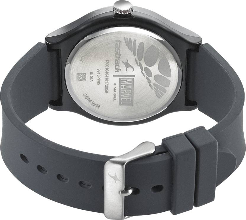 Fastrack Avengers End Game Black Silicone – Grey