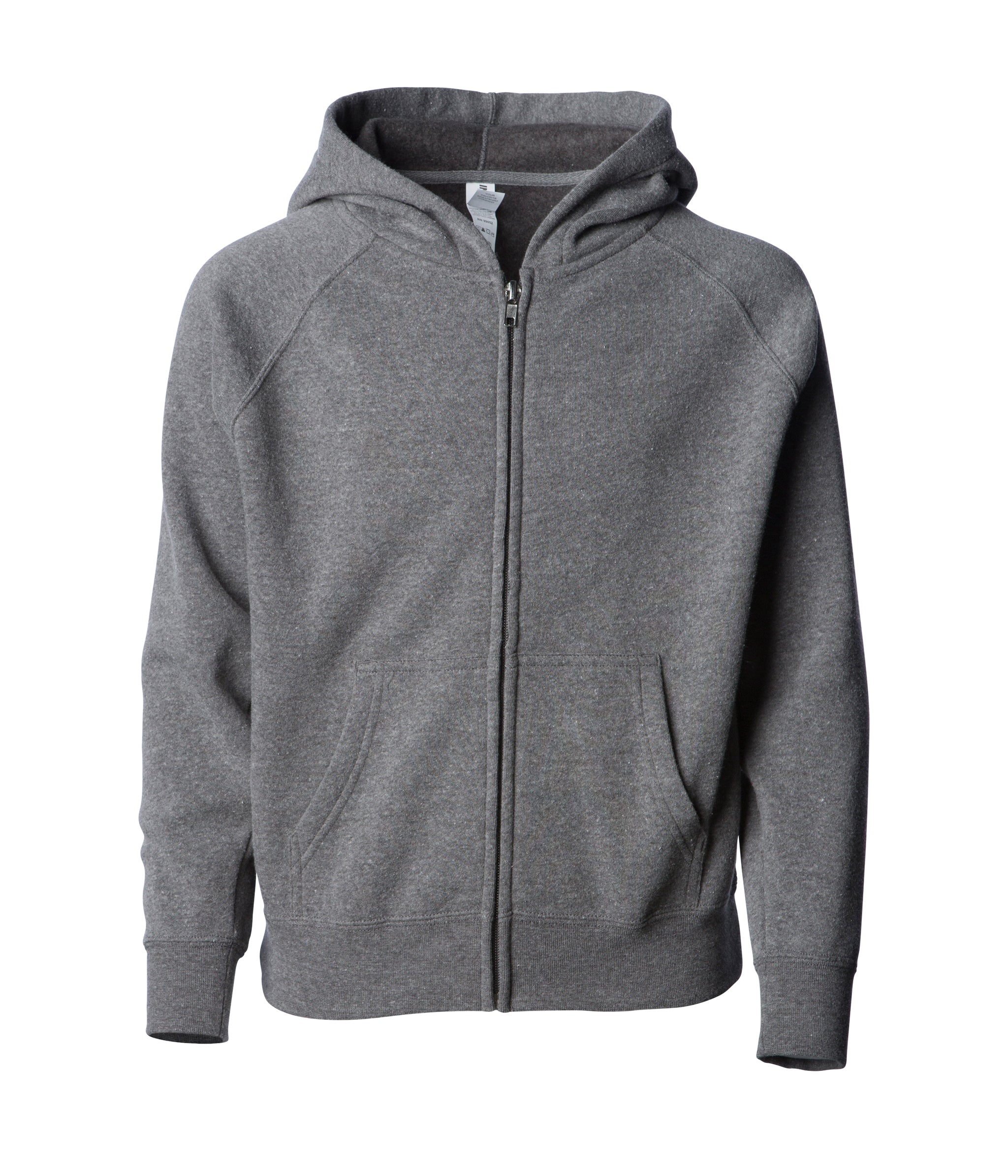 Independent Trading Company Youth Lightweight Special Blend Raglan Zip Hood - view 4